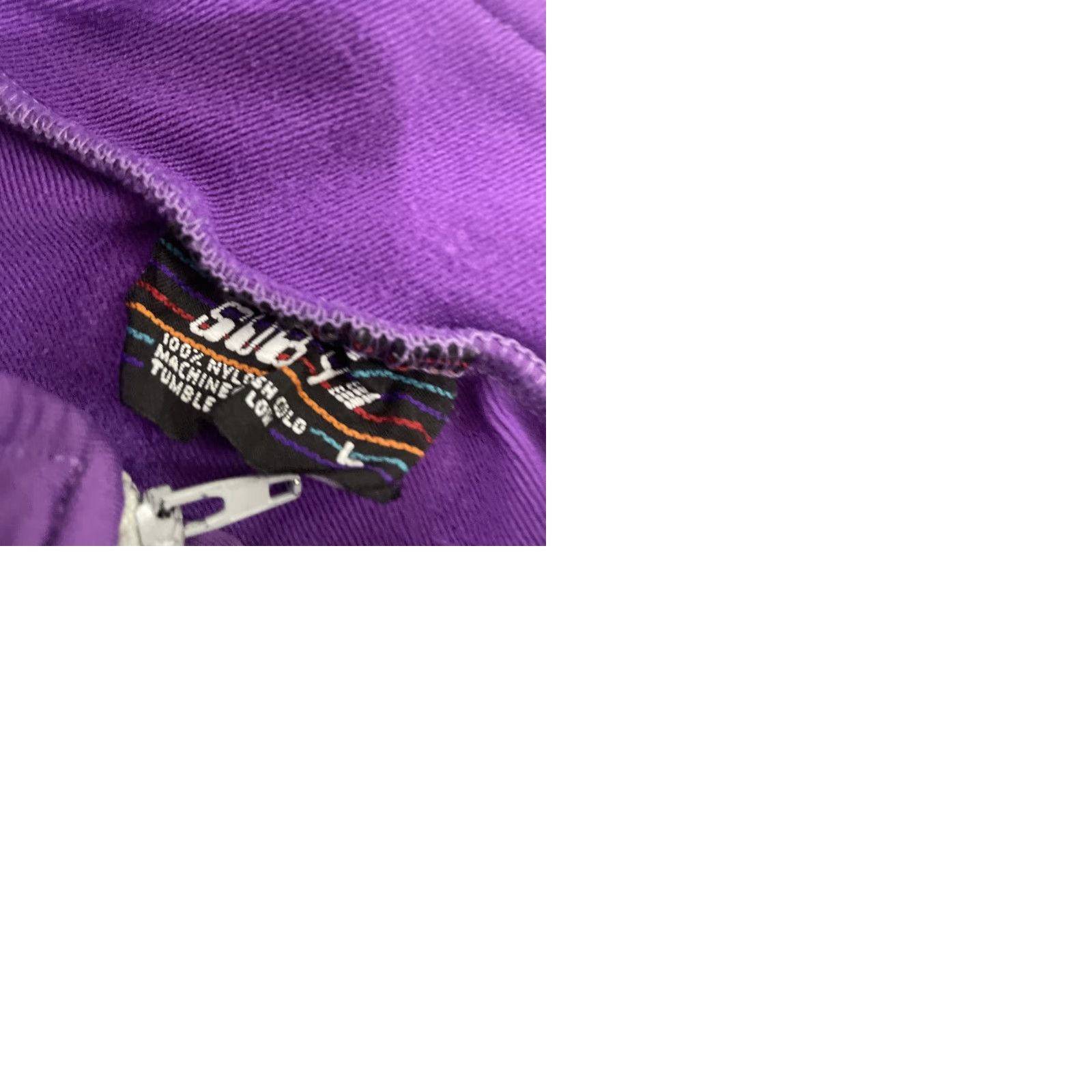 Layer 8 VINTAGE Sub4 1/4 Zip Sweater Women L Purple Ski Wind Layer Stretch Jersey Pullover Knit Shirt Size L / US 10 / IT 46 - 12 Thumbnail