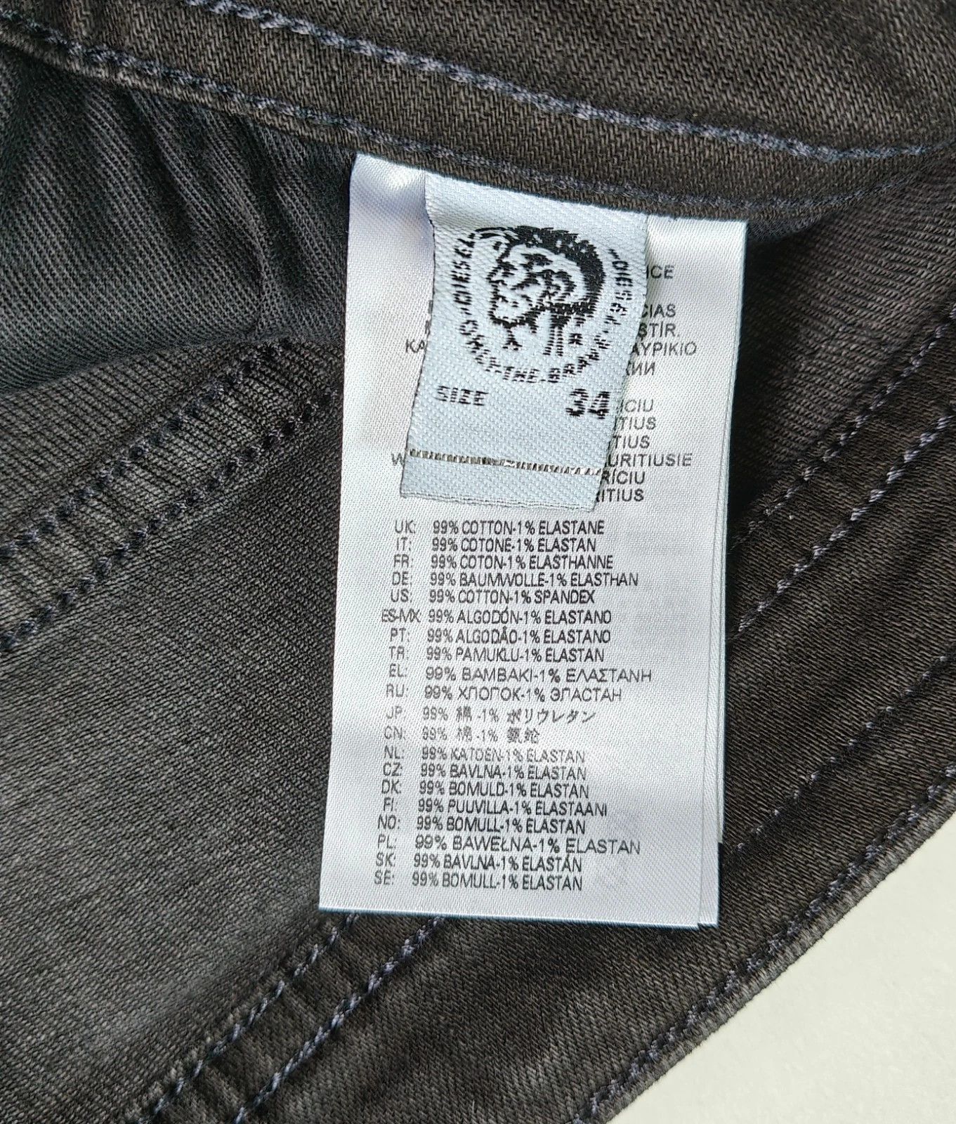 Diesel Diesel THOMMER-X L.30 MENS JEANST/9584 Size US 34 / EU 50 - 7 Thumbnail