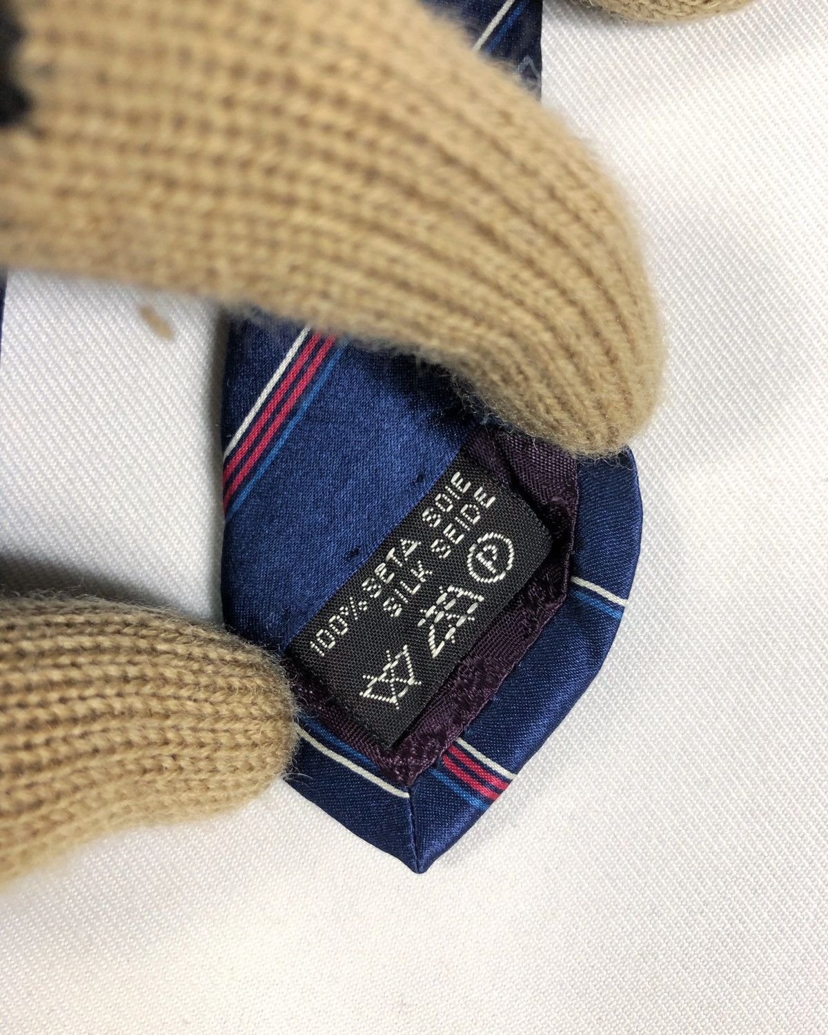 Givenchy Rare Vintage Givenchy Gentleman Silk Tie Size ONE SIZE - 9 Thumbnail