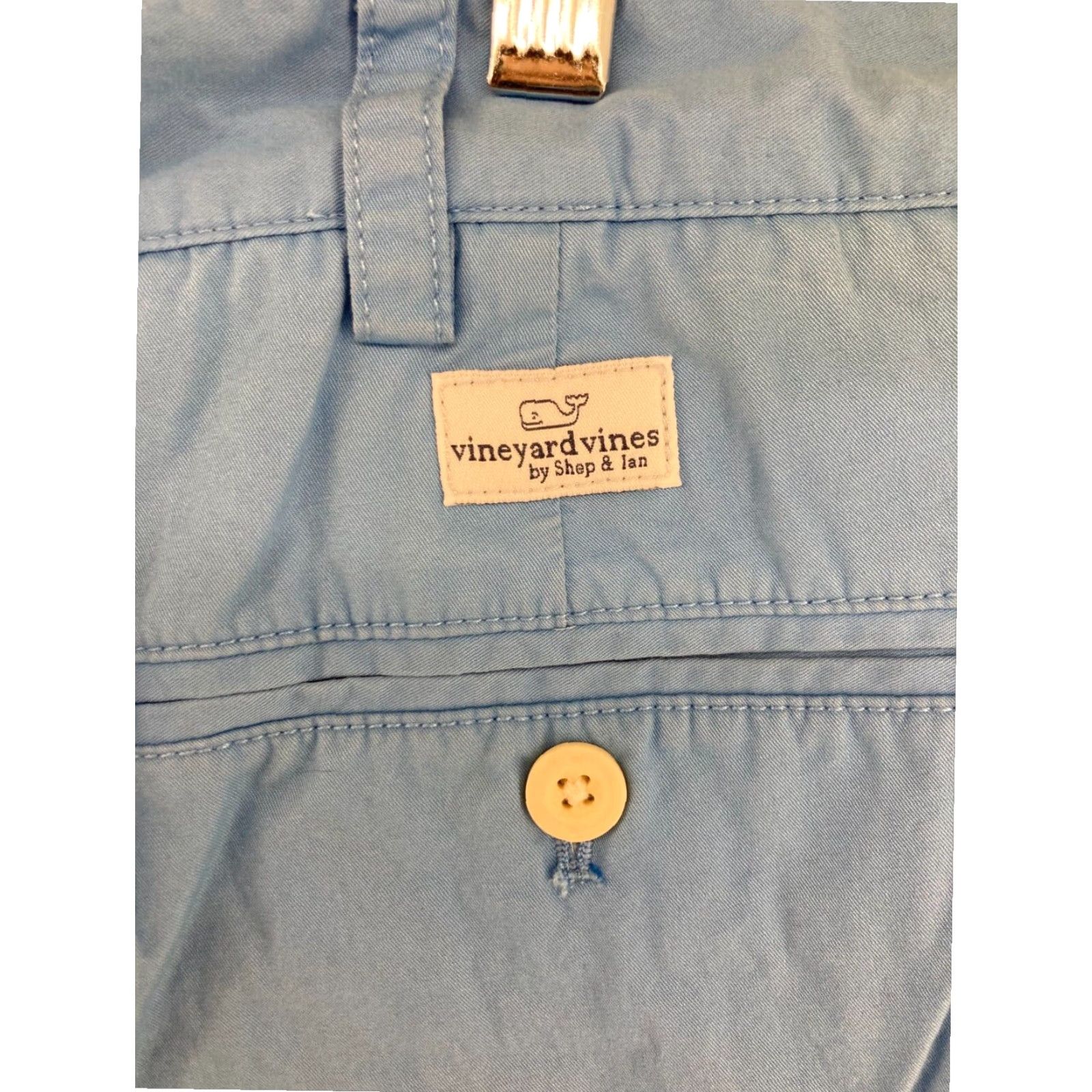 Vineyard Vines Vinyard Vines Mens Chino Shorts Blue 38 Regular Fit Beach Summer Style Cotton Size US 38 / EU 54 - 7 Thumbnail