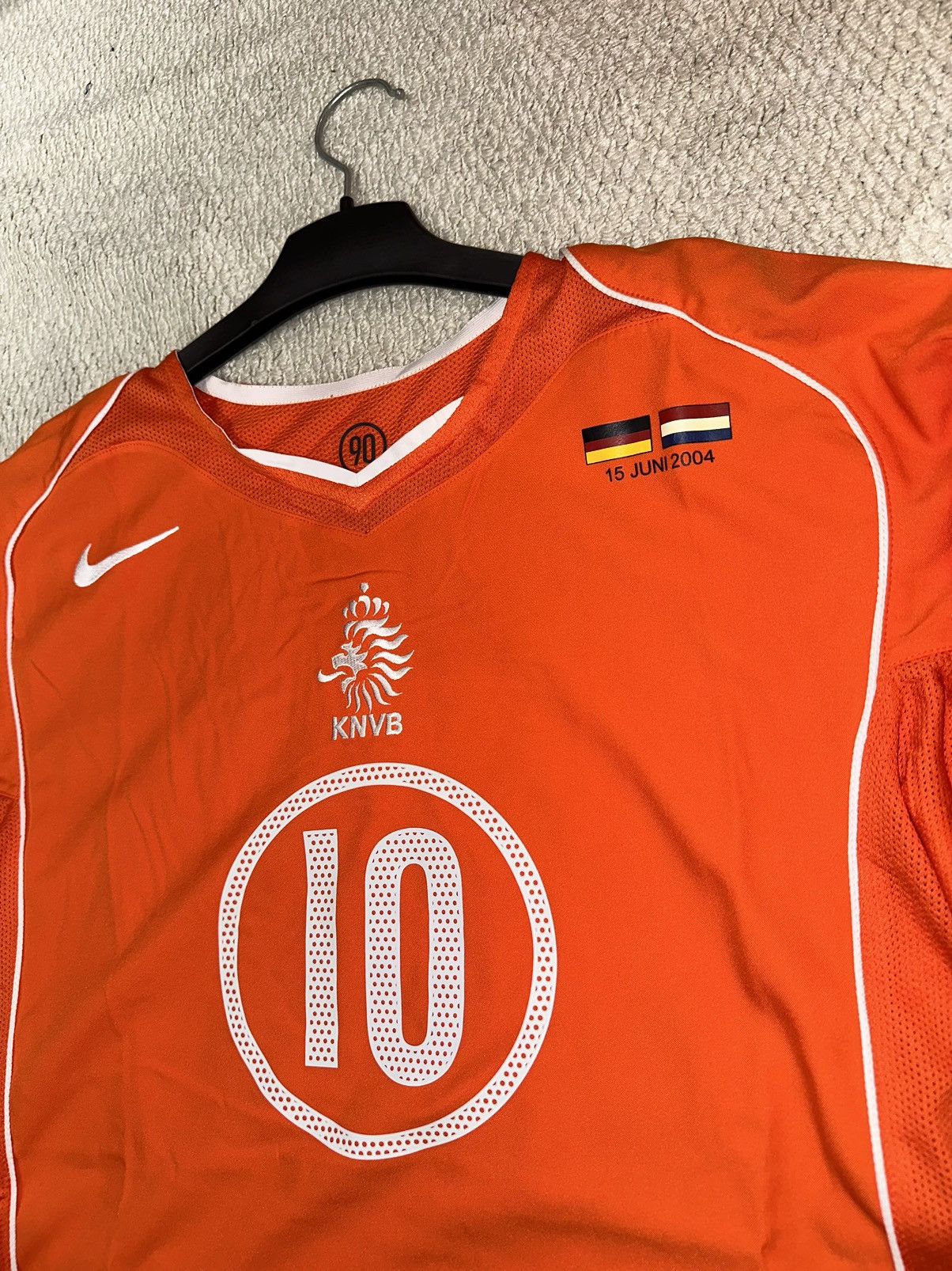 Nike Football jersey Netherlands Holland Home 2004 New Tag Size US XL / EU 56 / 4 - 5 Thumbnail