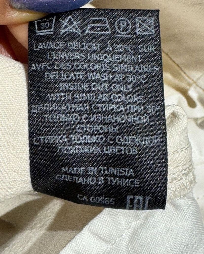 Isabel Marant ISABEL MARANT Myler Herringbone Cotton Wide-Leg Pants Size 24" / US 00 / IT 34 - 9 Thumbnail