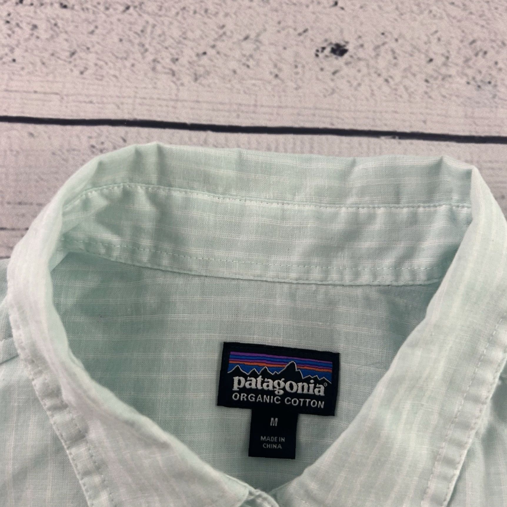 Patagonia Patagonia Shirt Men's Medium Blue Striped Lightweight Bluffside Button Front Short Sleeve Size US M / EU 48-50 / 2 - 2 Thumbnail