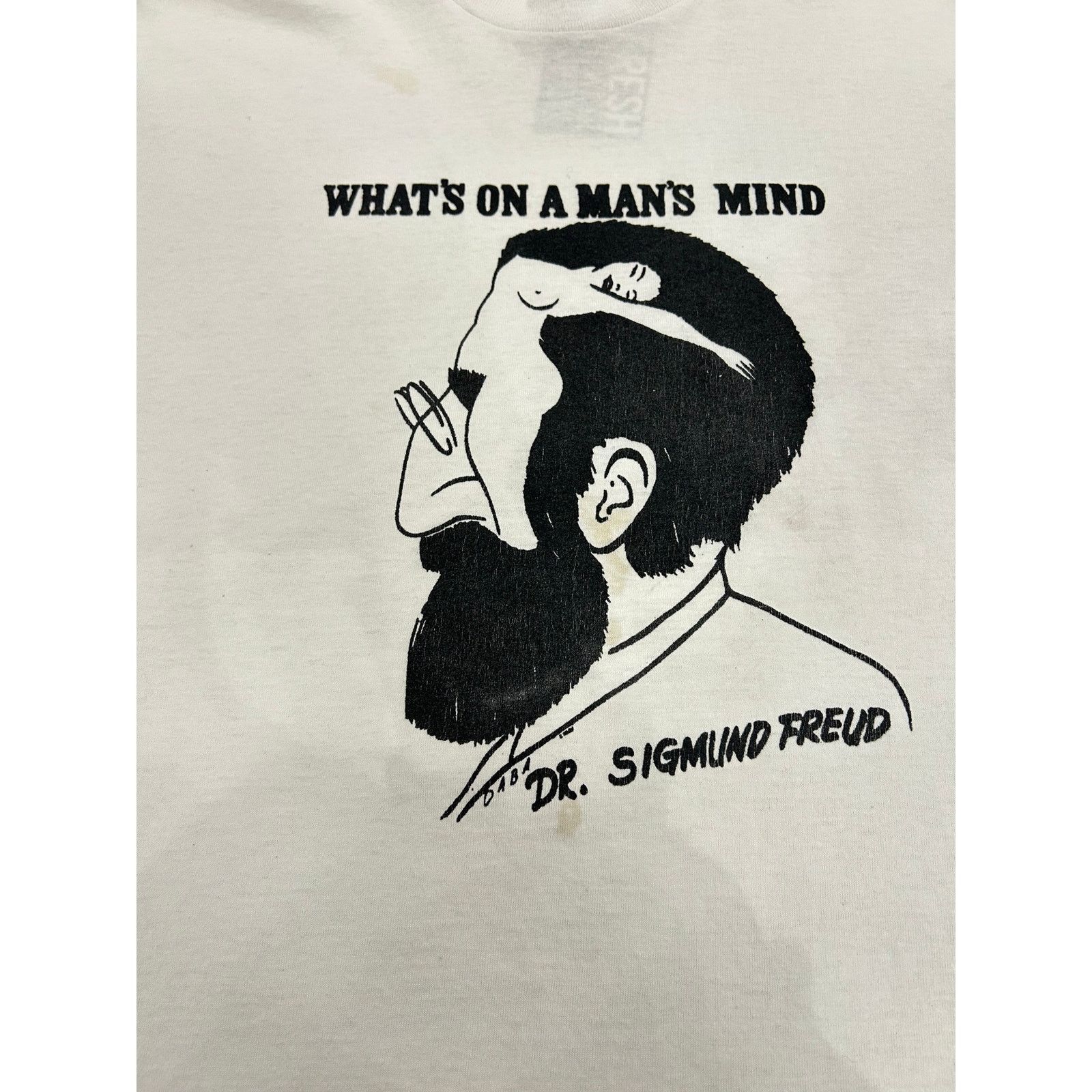 Vintage Vintage Sigmund Freud "What's On a Man's Mind" Size Large Size US L / EU 52-54 / 3 - 8 Thumbnail