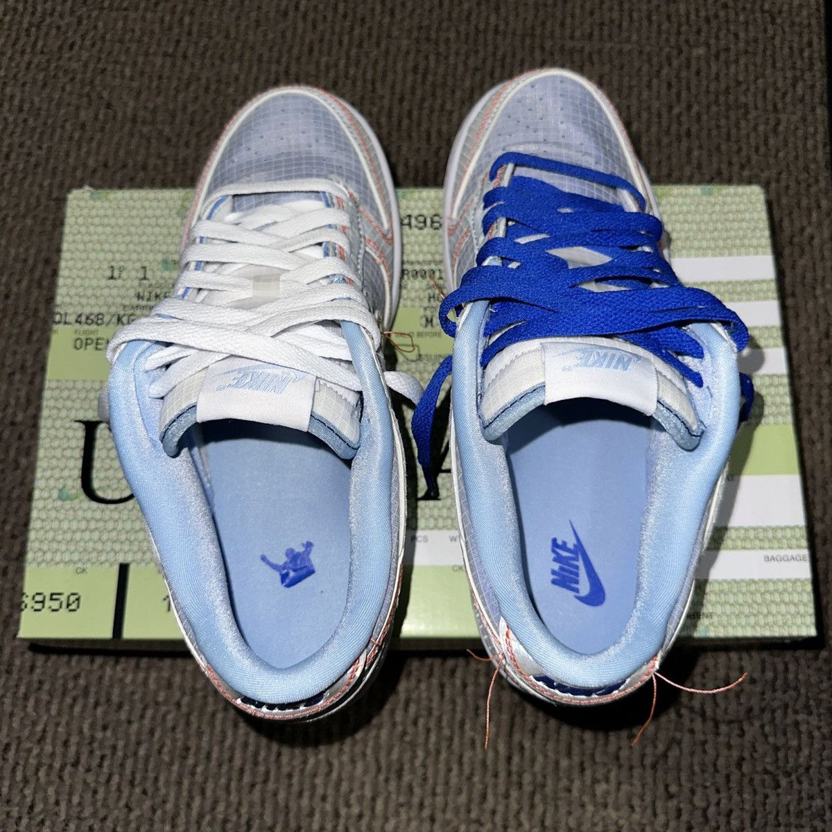 Nike × Union LA Nike Dunk Low Union Passport Pack Argon Size US 7 / EU 40 - 4 Thumbnail