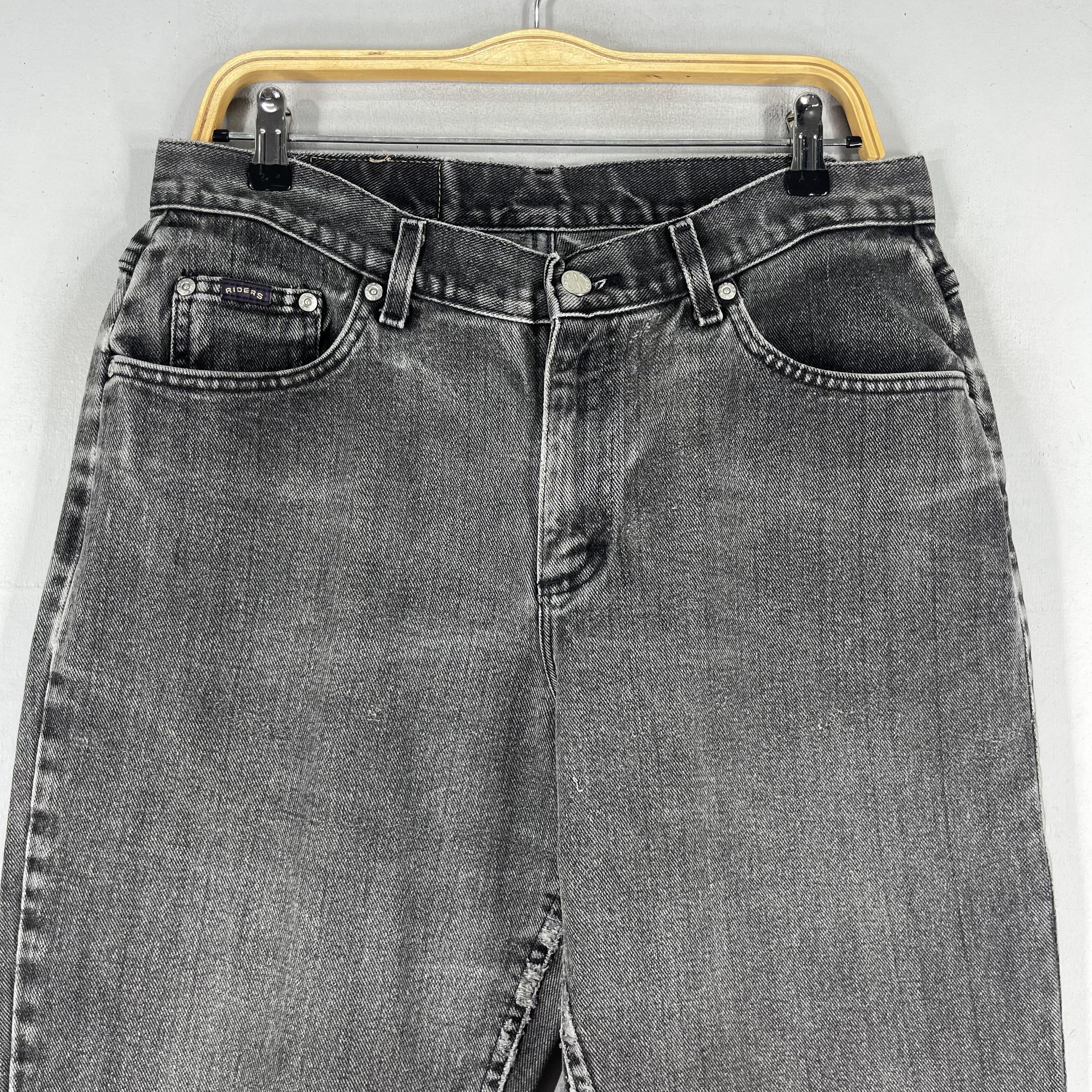 Lee × Vintage Size 32 Vintage Lee Riders Distressed Petite Women Jeans Size 32" / US 10 / IT 46 - 2 Thumbnail