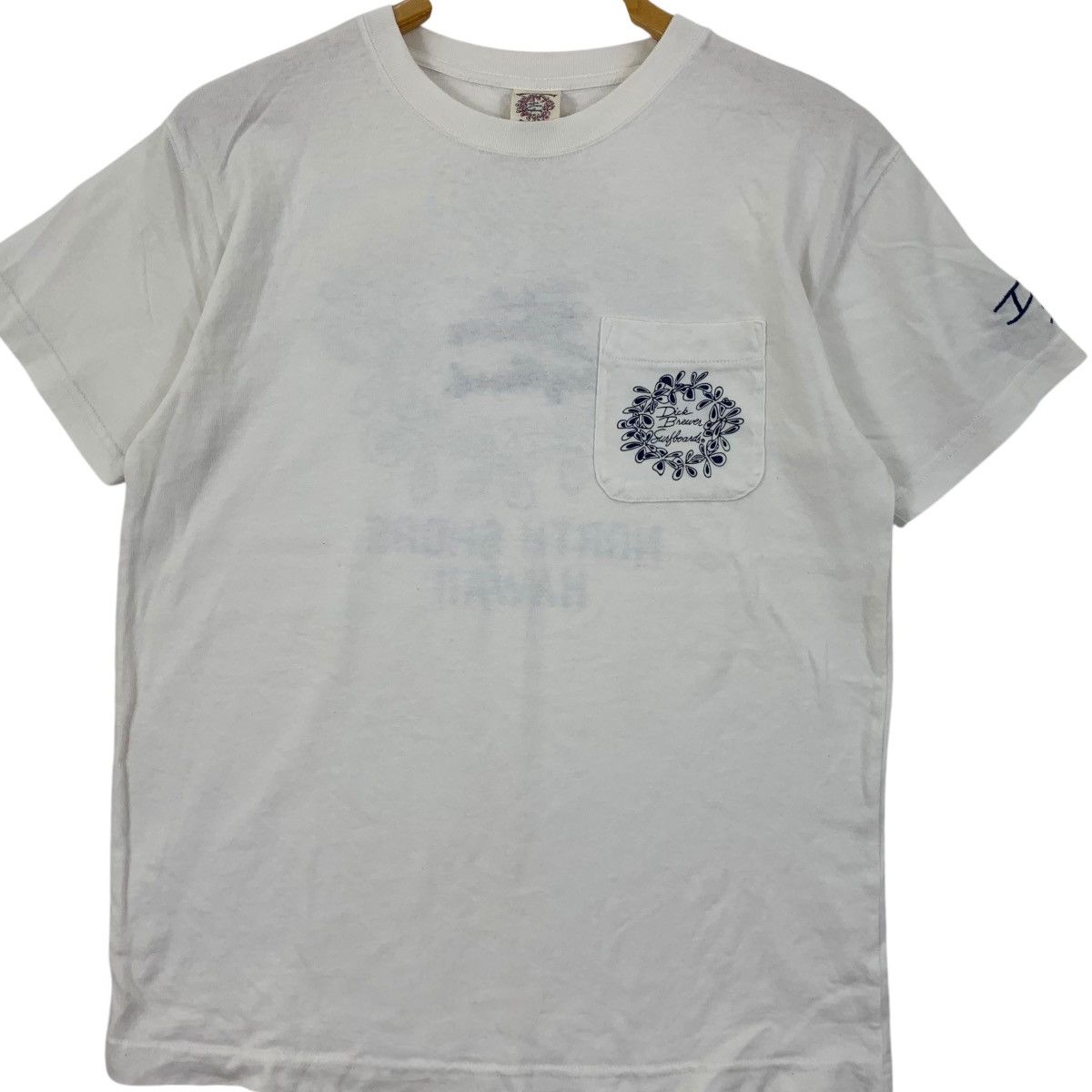 Vintage DICK BREWER SURFBOARD North Shore Hawaii Tee Shirt Top Size S / US 4 / IT 40 - 3 Thumbnail