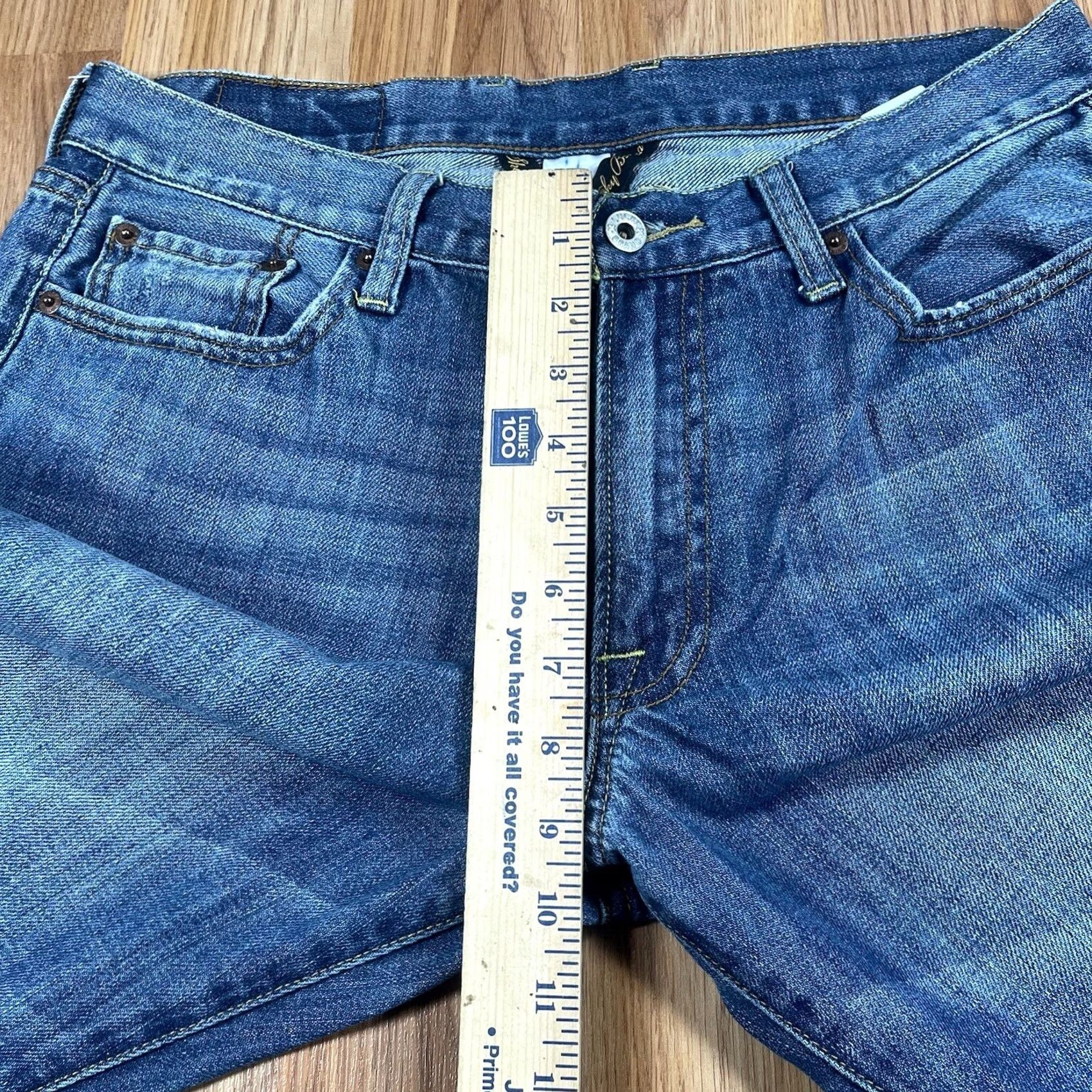 Lucky Brand Lucky Brand Jeans Mens 32Wx29L Straight Leg Fit Blue Denim Dungarees Long Pants Size US 32 / EU 48 - 5 Thumbnail