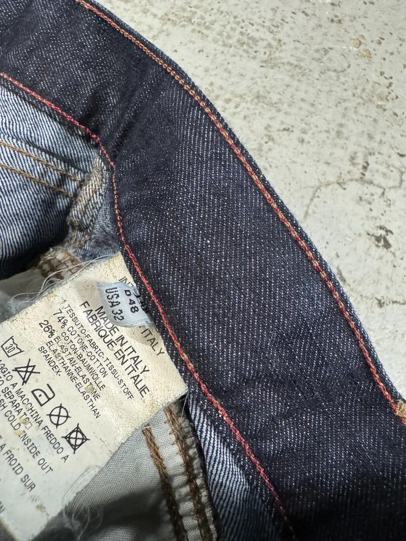 Designer × Marithe + Francois Girbaud × Vintage 2000s Marithé + François Girbaud Navy Brut Denim Jeans Size US 32 / EU 48 - 6 Thumbnail