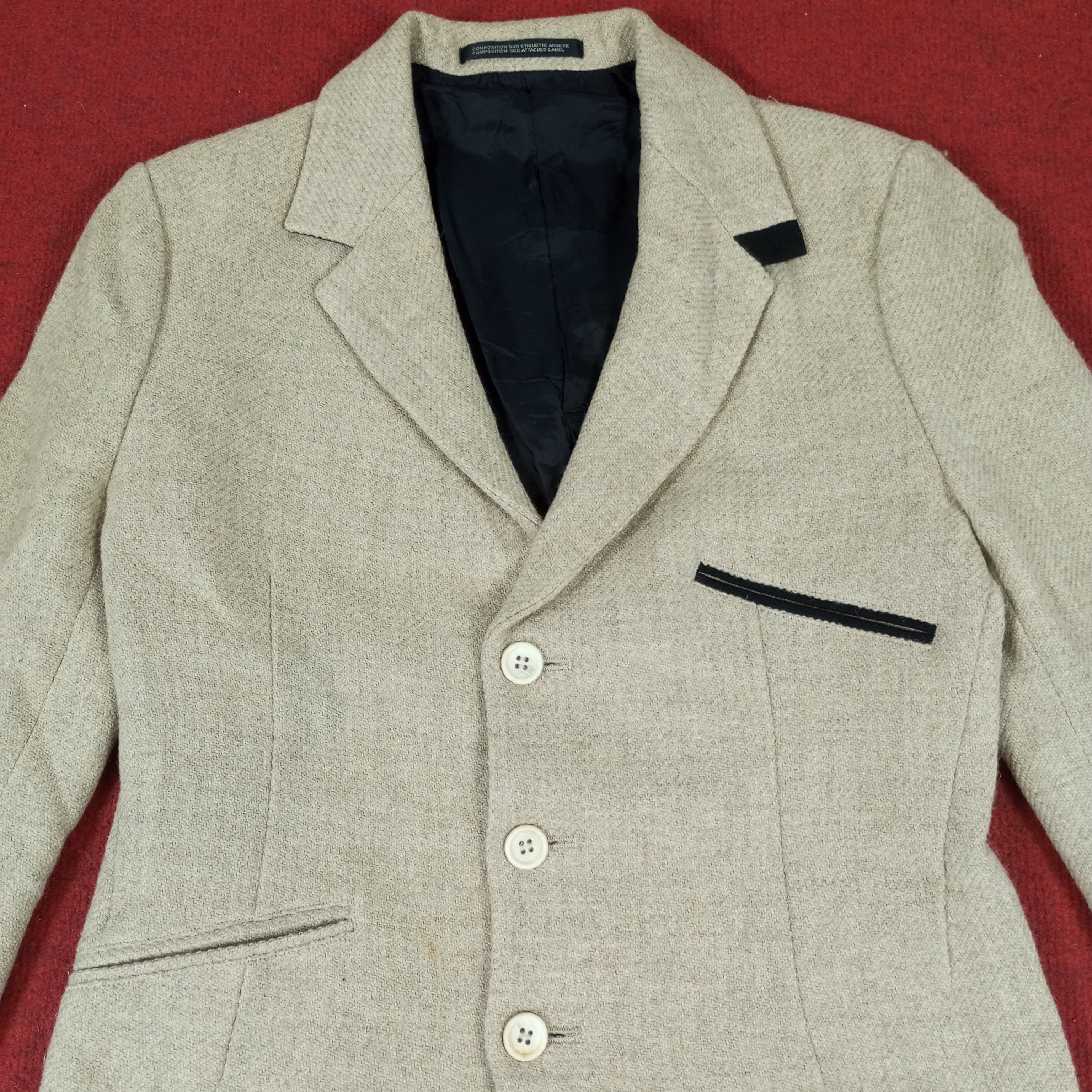 Vintage × Y's × Yohji Yamamoto Y's Japanese Fashion Designer Brand Yohji Yamamoto Jacket Size XS / US 0-2 / IT 36-38 - 2 Thumbnail