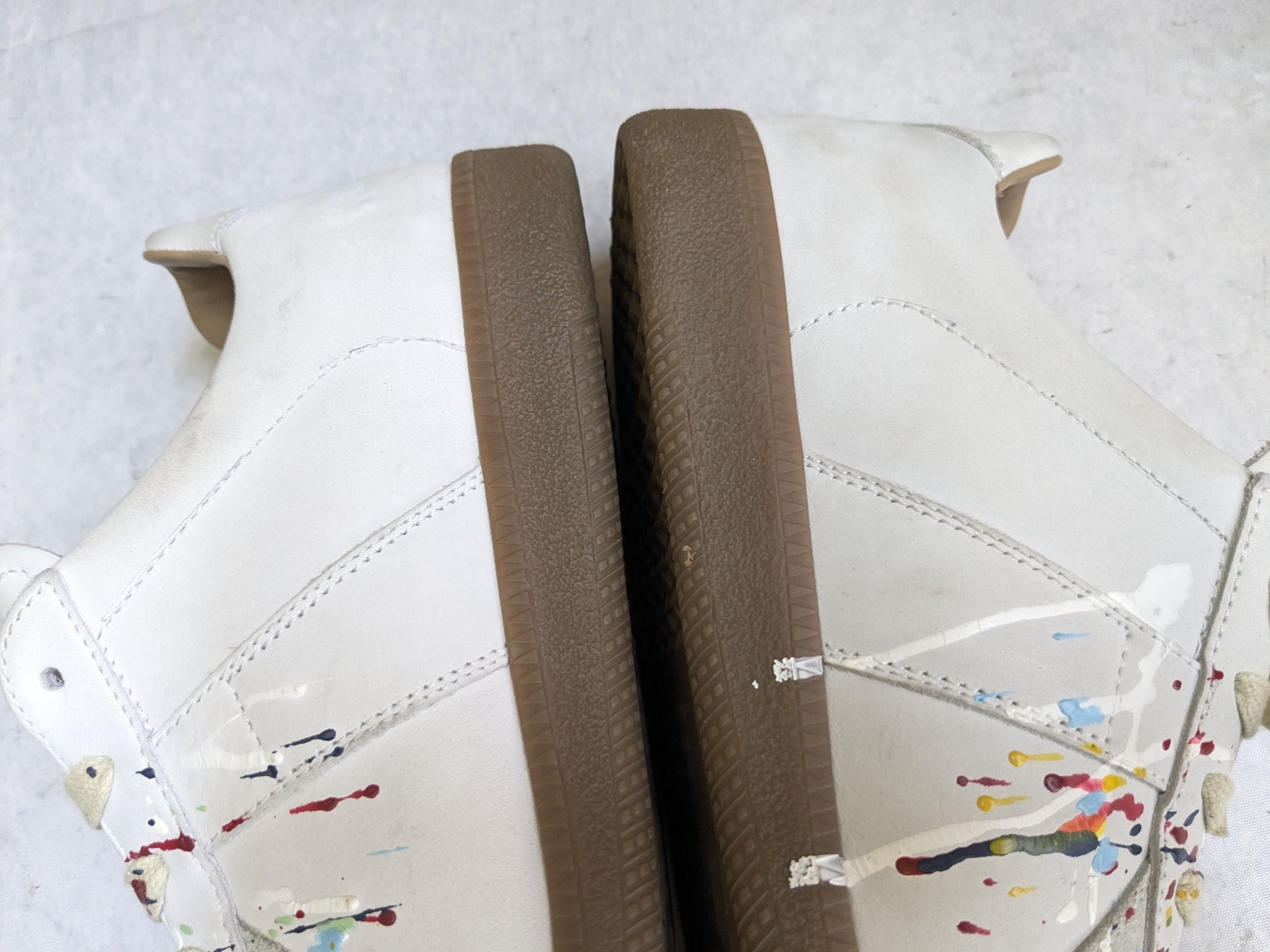 Maison Margiela Maison Margiela Replica GAT Paint Splatter 8 41 Low Tops Gum Size US 8 / EU 41 - 13 Thumbnail