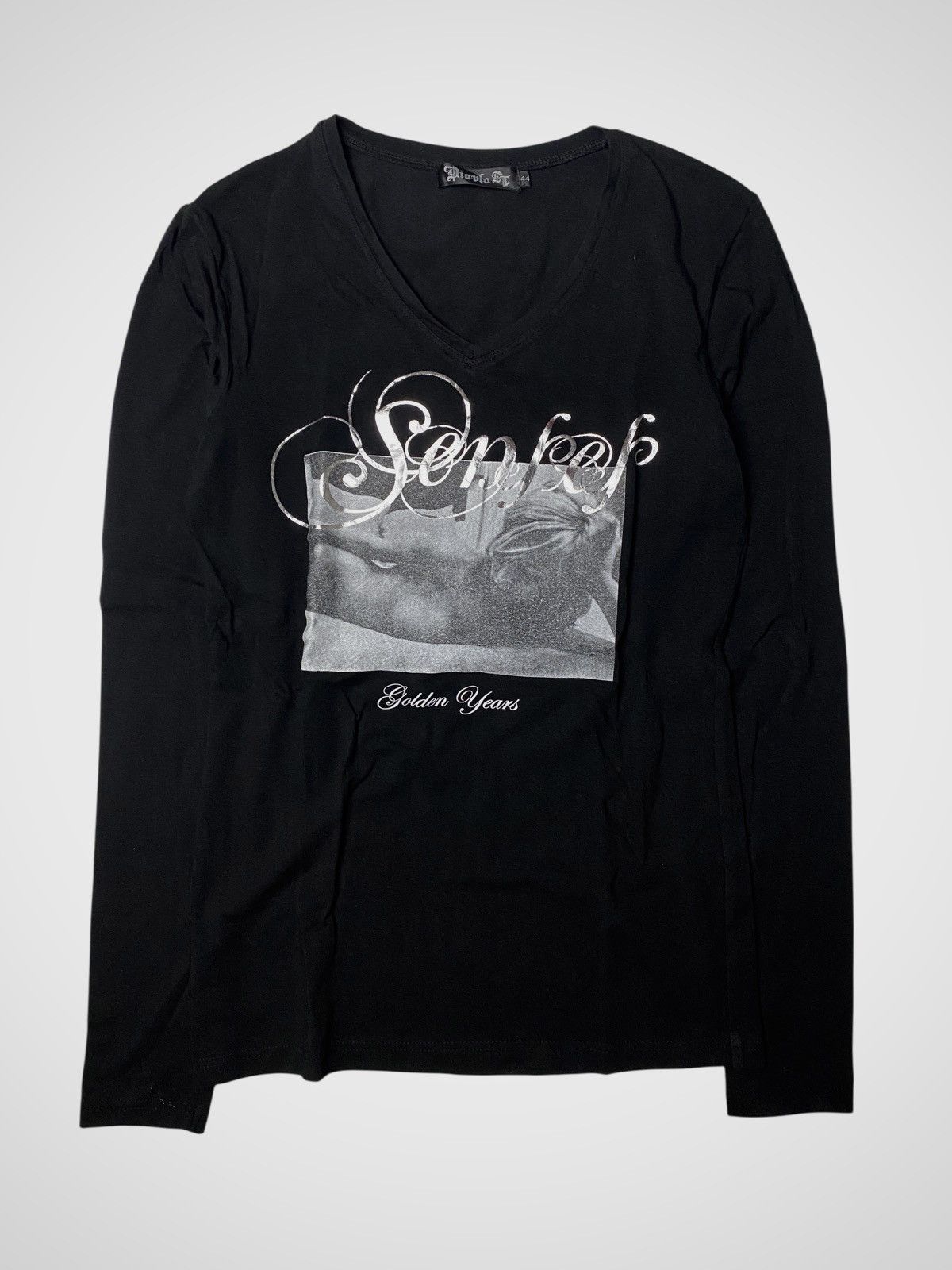 If Six Was Nine Diavlo Punk Naked Girl Poem Longsleeve Size US S / EU 44-46 / 1 - 1 Thumbnail