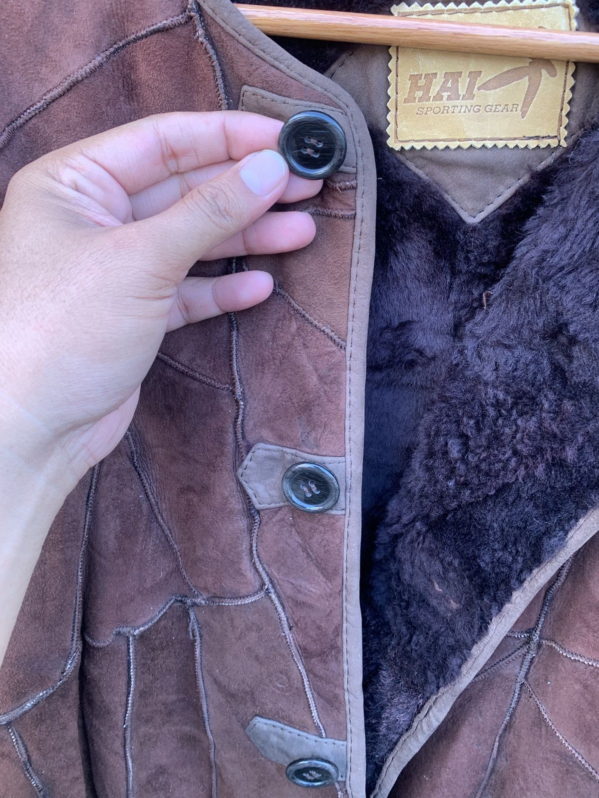 Hai Sporting Gear 90’s Hai Sporting Gear Issey Miyaki Patchwork Leather Jacket Size US M / EU 48-50 / 2 - 14 Thumbnail