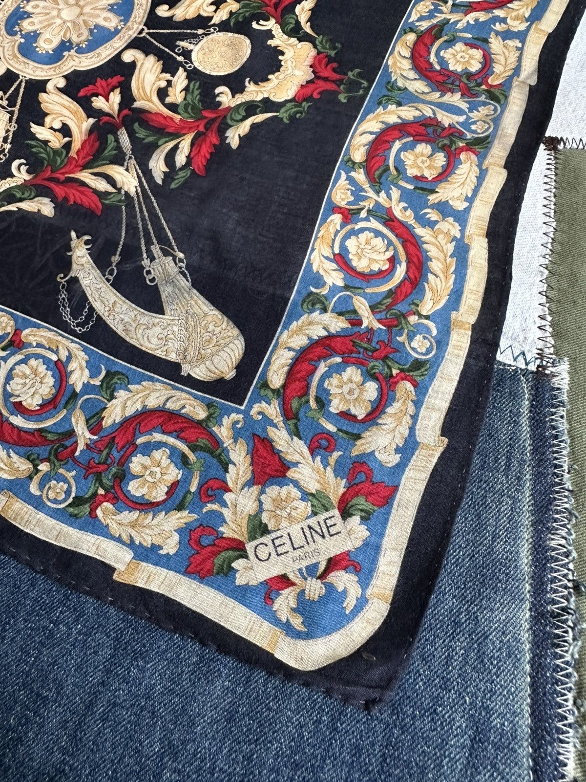 Vintage Vintage Celine Handkerchief/ Neckerchief/ Bandana Size ONE SIZE - 11 Thumbnail