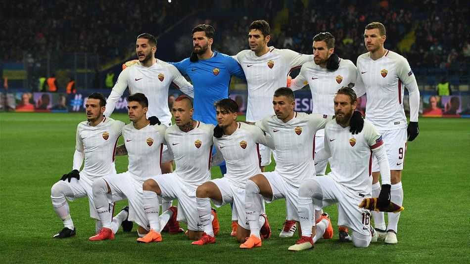Nike × Vintage AS ROMA NIKE 2017/2018 FOOTBALL SOCCER AWAY JERSEY Size US L / EU 52-54 / 3 - 12 Thumbnail