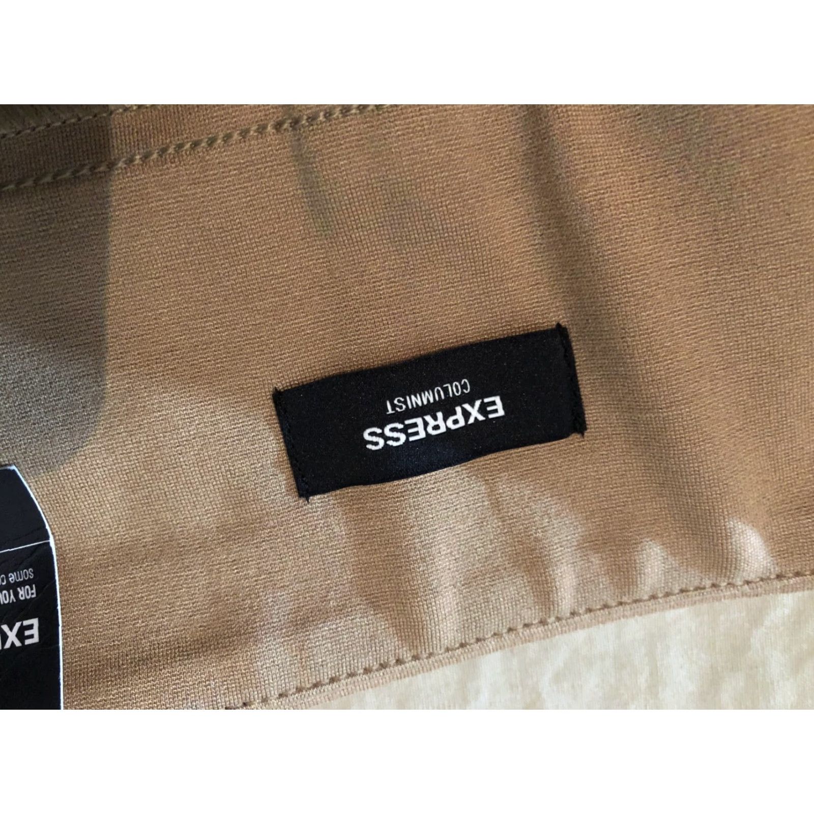 Express Womens Express Pants XS Beige Chino Khaki Dress Slacks Trouser Size XS Chino Pants Womens Beige Express Slacks Casual Chino 90s? Size 26" / US 2 / IT 38 - 5 Thumbnail