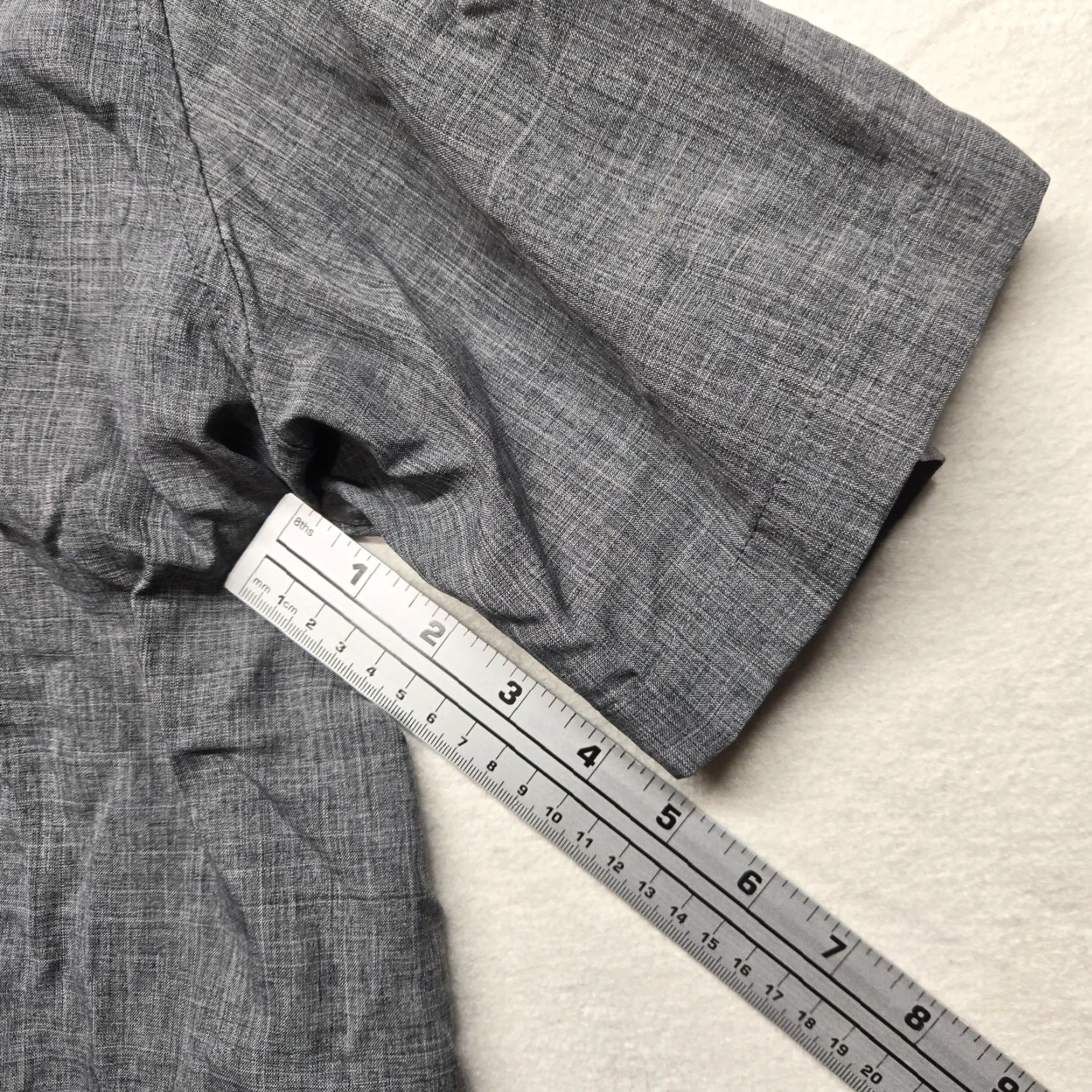 George George Shirt Gray Striped Long Sleeve Button-Up 100% Cotton Casual Adult Men 2XL Size US XXL / EU 58 / 5 - 4 Thumbnail