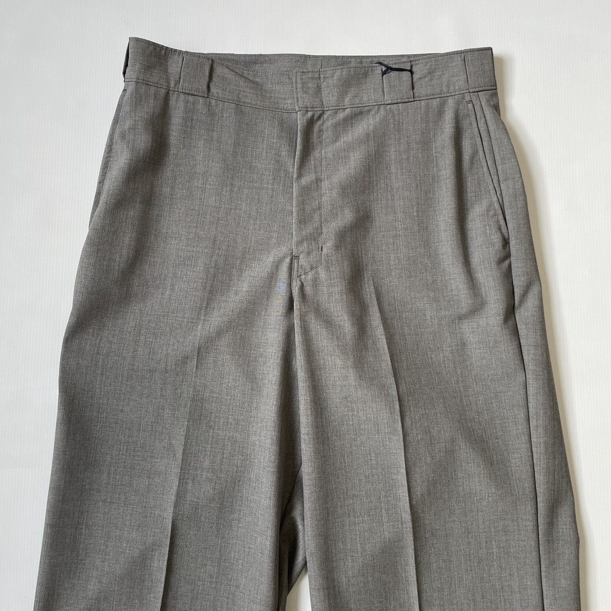Prada S/S 24 Wide Leg Wool Work Pants Size US 32 / EU 48 - 3 Thumbnail