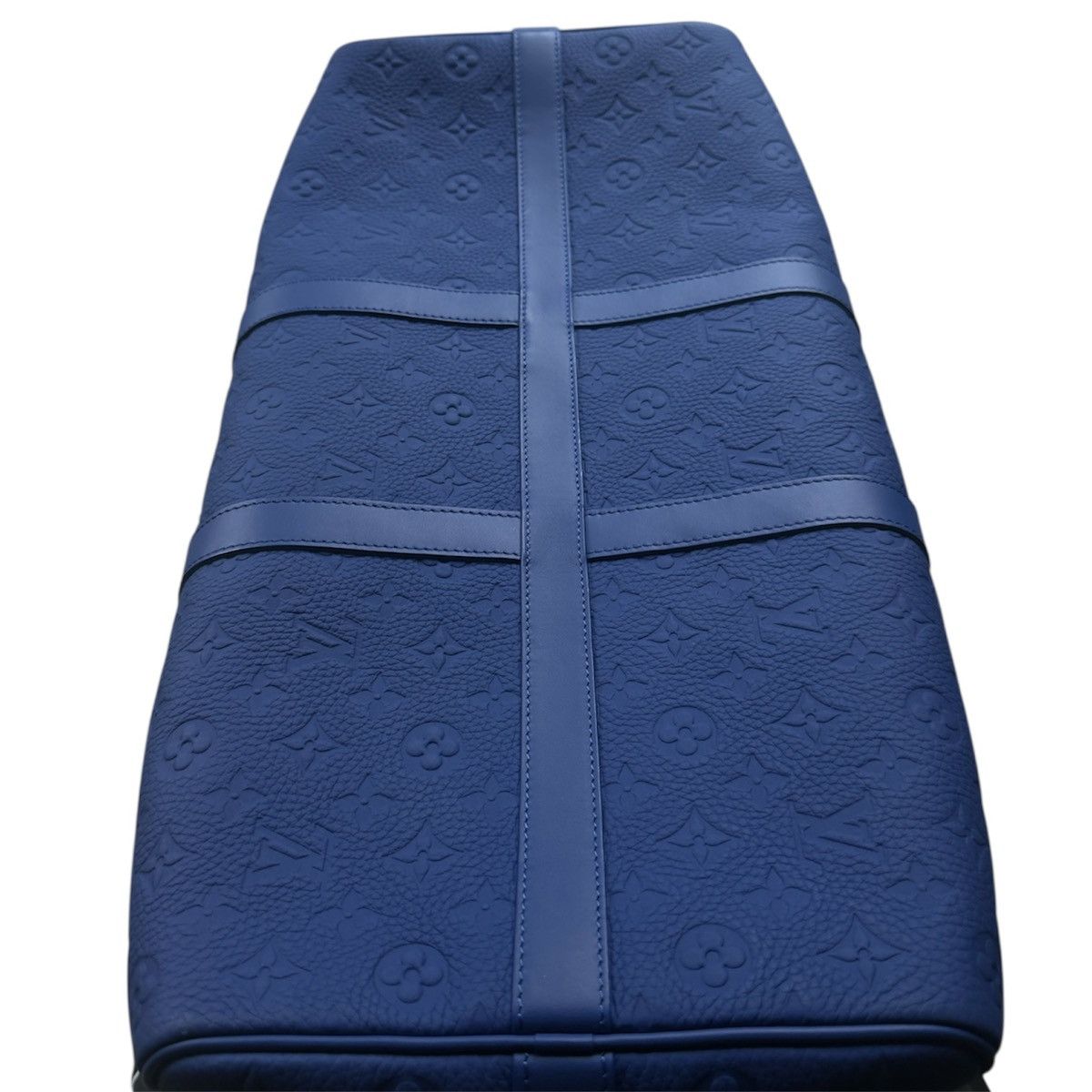 Louis Vuitton *RARE* Louis Vuitton Keepall Bandouliere 50 Racing Blue Size ONE SIZE - 9 Thumbnail
