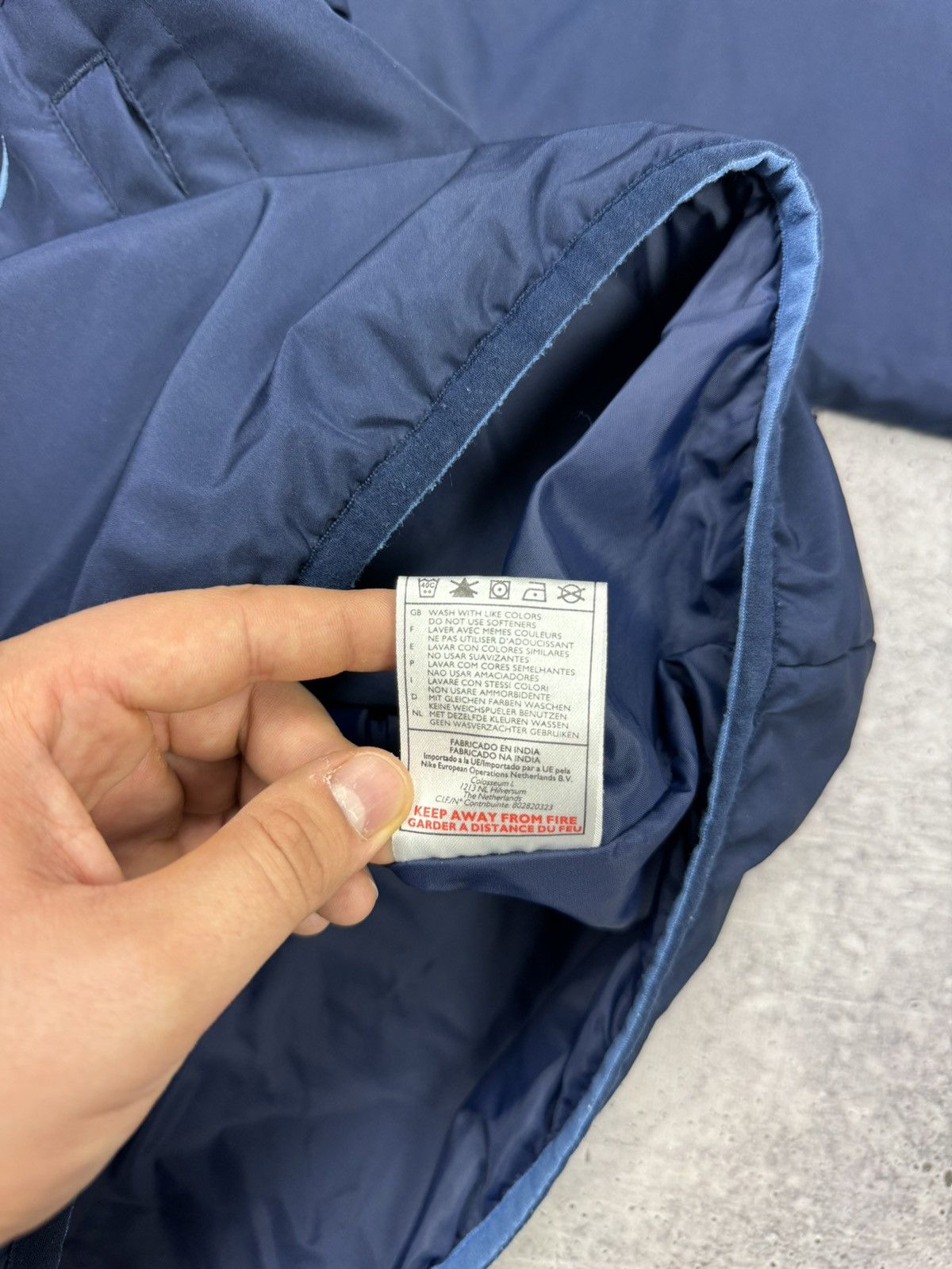 Nike × Vintage Vintage Nike 90’s Y2K Style Drill Nylon Anorak Bomber Jacket Size US S / EU 44-46 / 1 - 17 Thumbnail