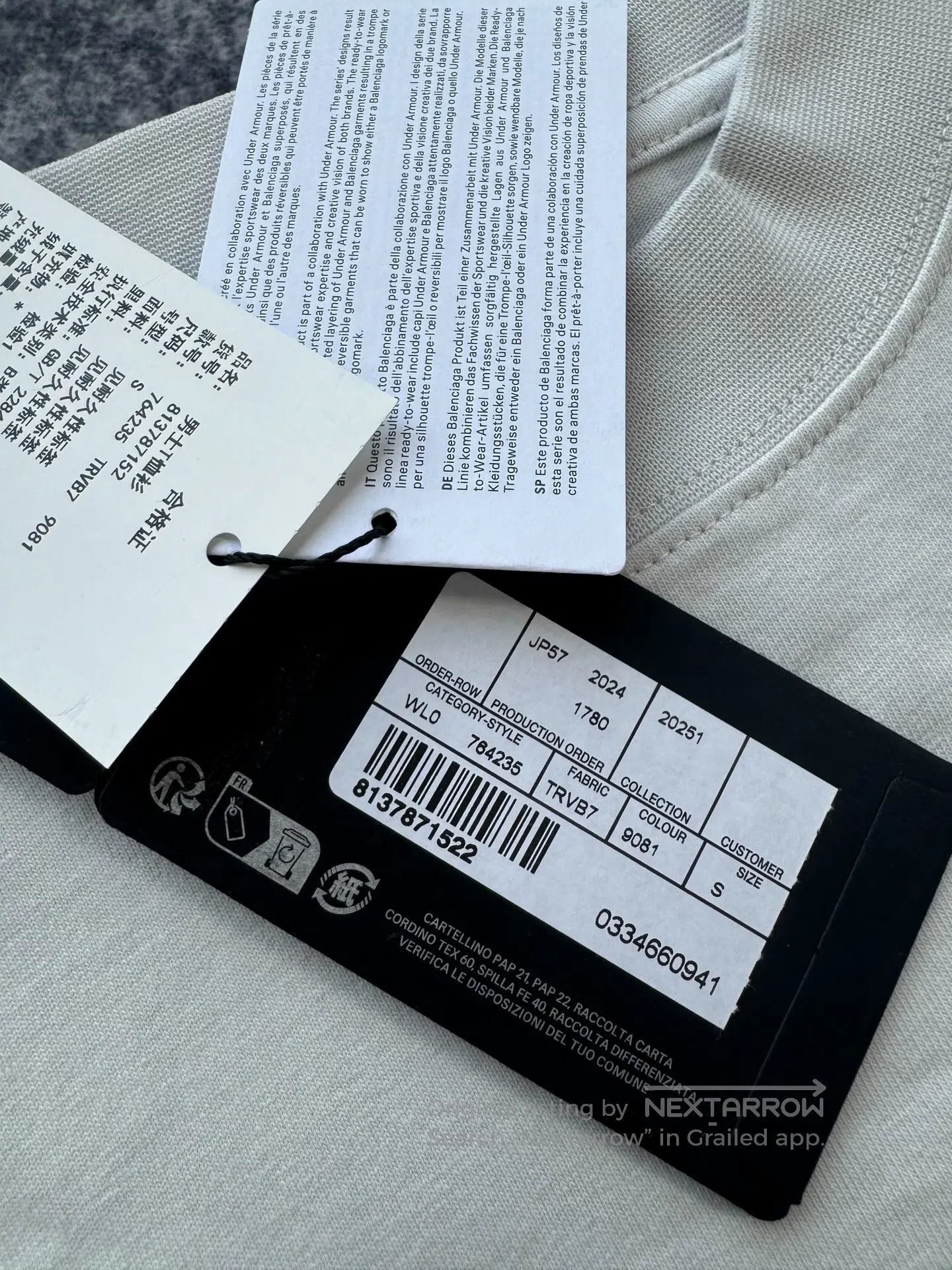 Balenciaga Balenciaga Collaboration Short Sleeve T-Shirt| Size S / US 4 / IT 40 - 4 Thumbnail