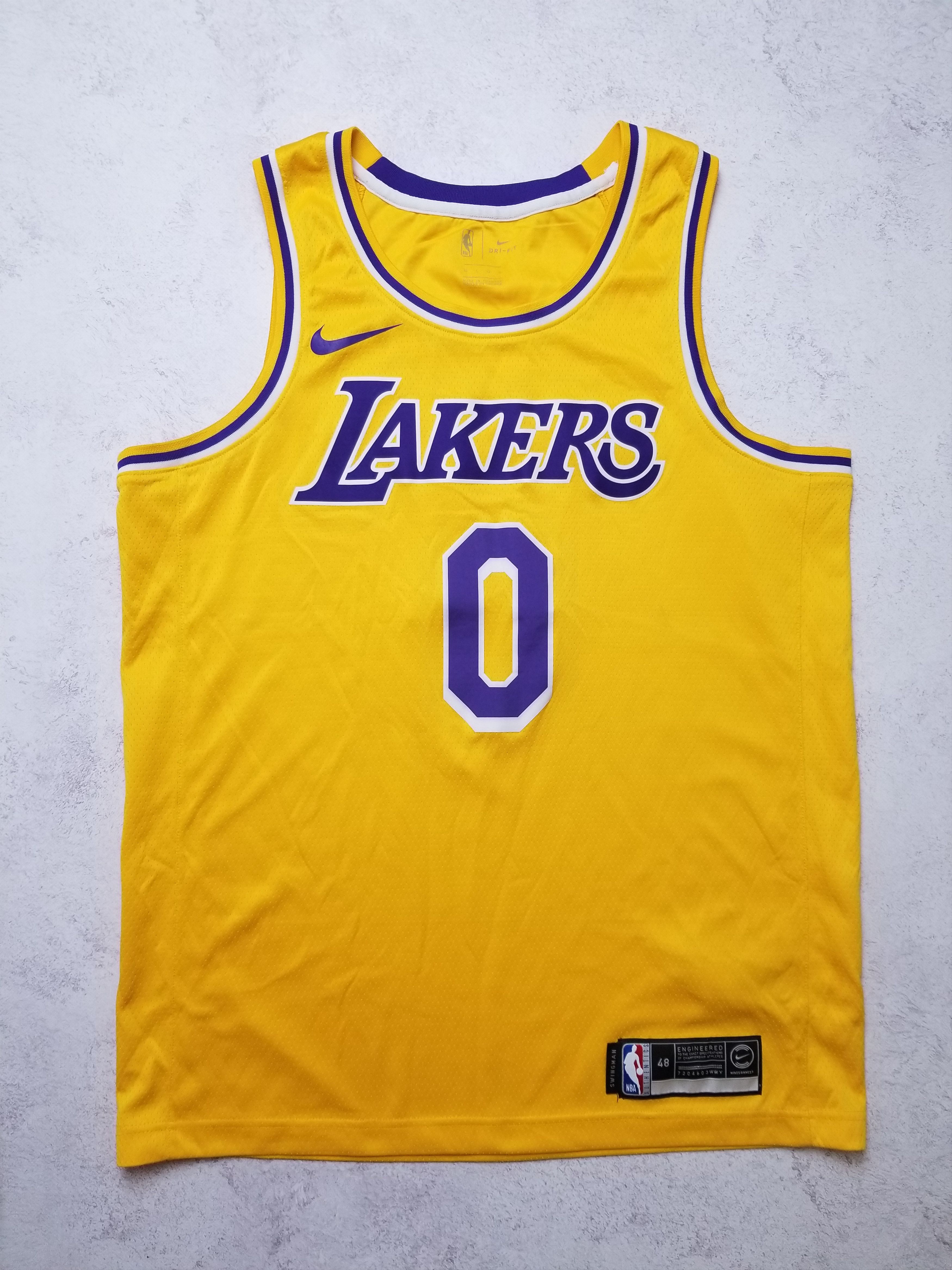 Nike NIKE LOS ANGELES LAKERS KYLE KUSMA #0 NBA Kit Jersey Shorts Size US L / EU 52-54 / 3 - 2 Thumbnail