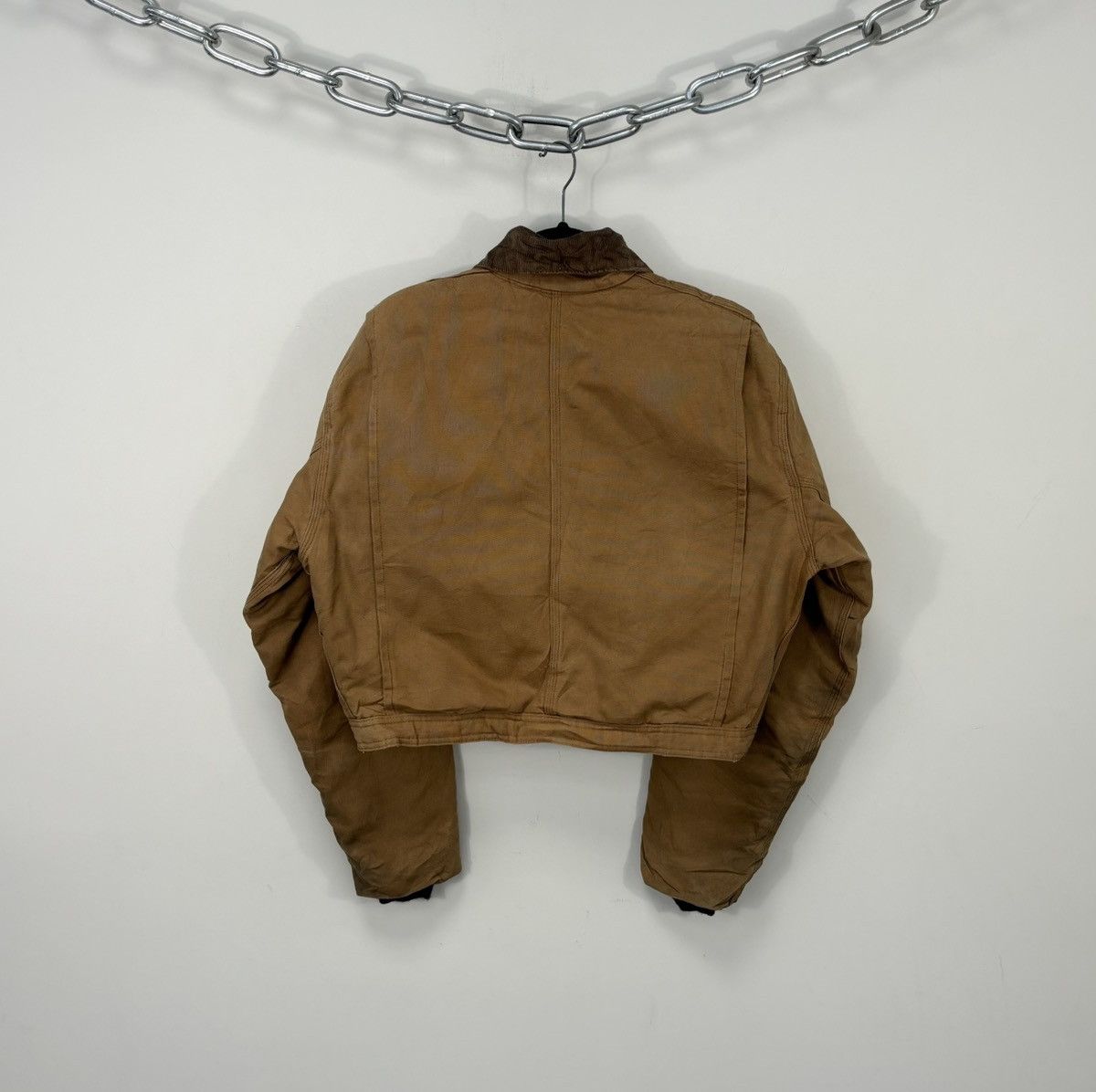 Carhartt Vintage 90s Carhartt USA Made Work Hype Boxy Cropped Jacket Size US M / EU 48-50 / 2 - 2 Thumbnail