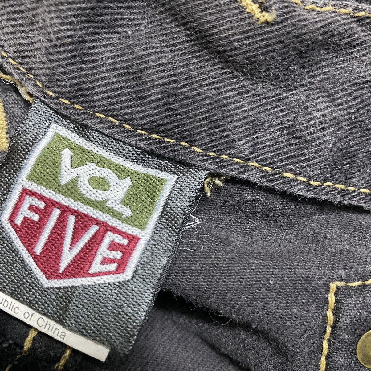 Vintage VOLUME FIVE Black Denim Baggy Skater Pant Size US 29 - 20 Thumbnail