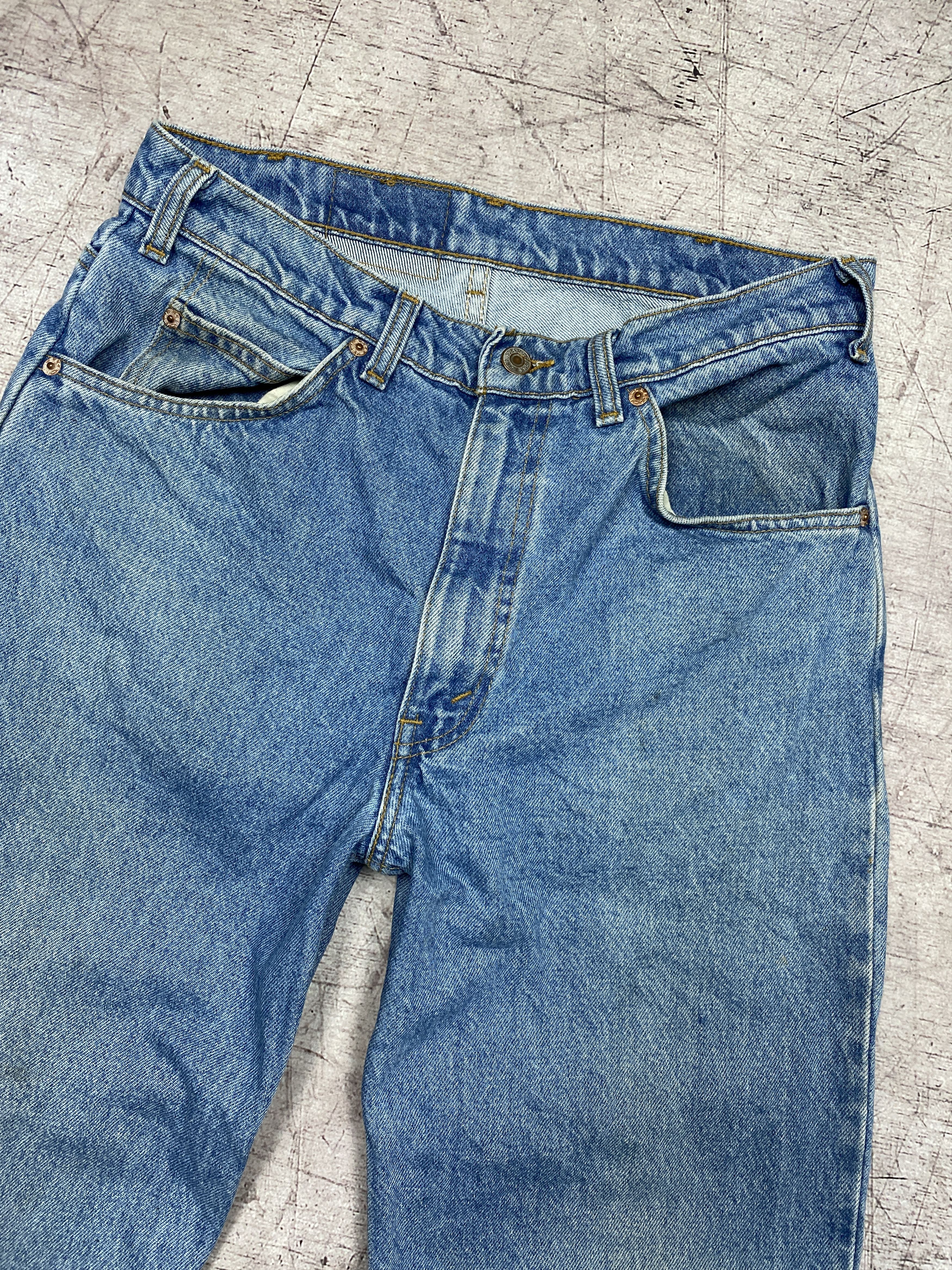 Levi's × Levi's Vintage Clothing × Vintage Levis 634 Vintage Mens Orange Tab Denim Pants Jeans Size US 32 / EU 48 - 7 Thumbnail