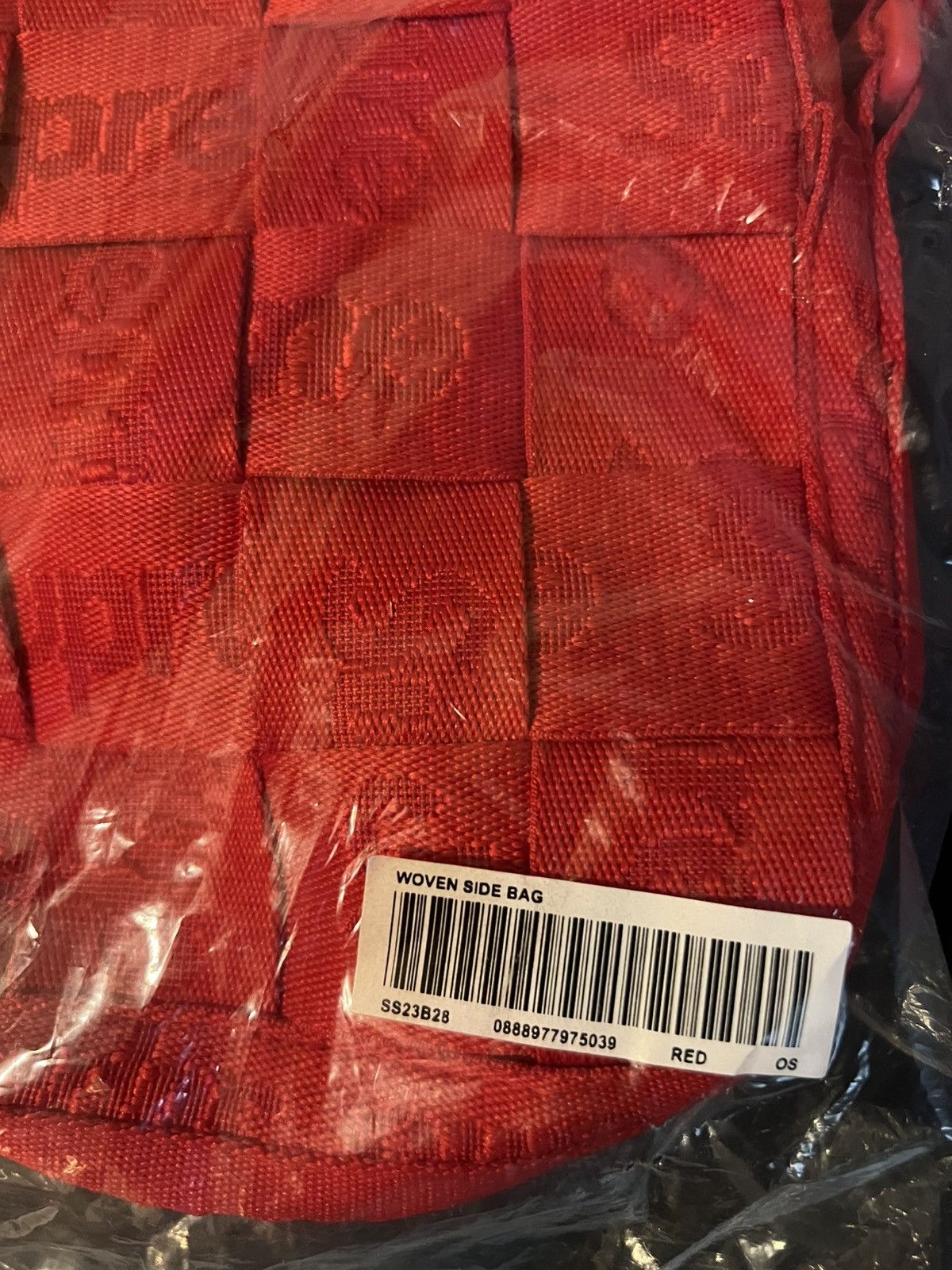 Supreme Supreme Woven Shoulder Bag Red SS23 Size ONE SIZE - 4 Thumbnail