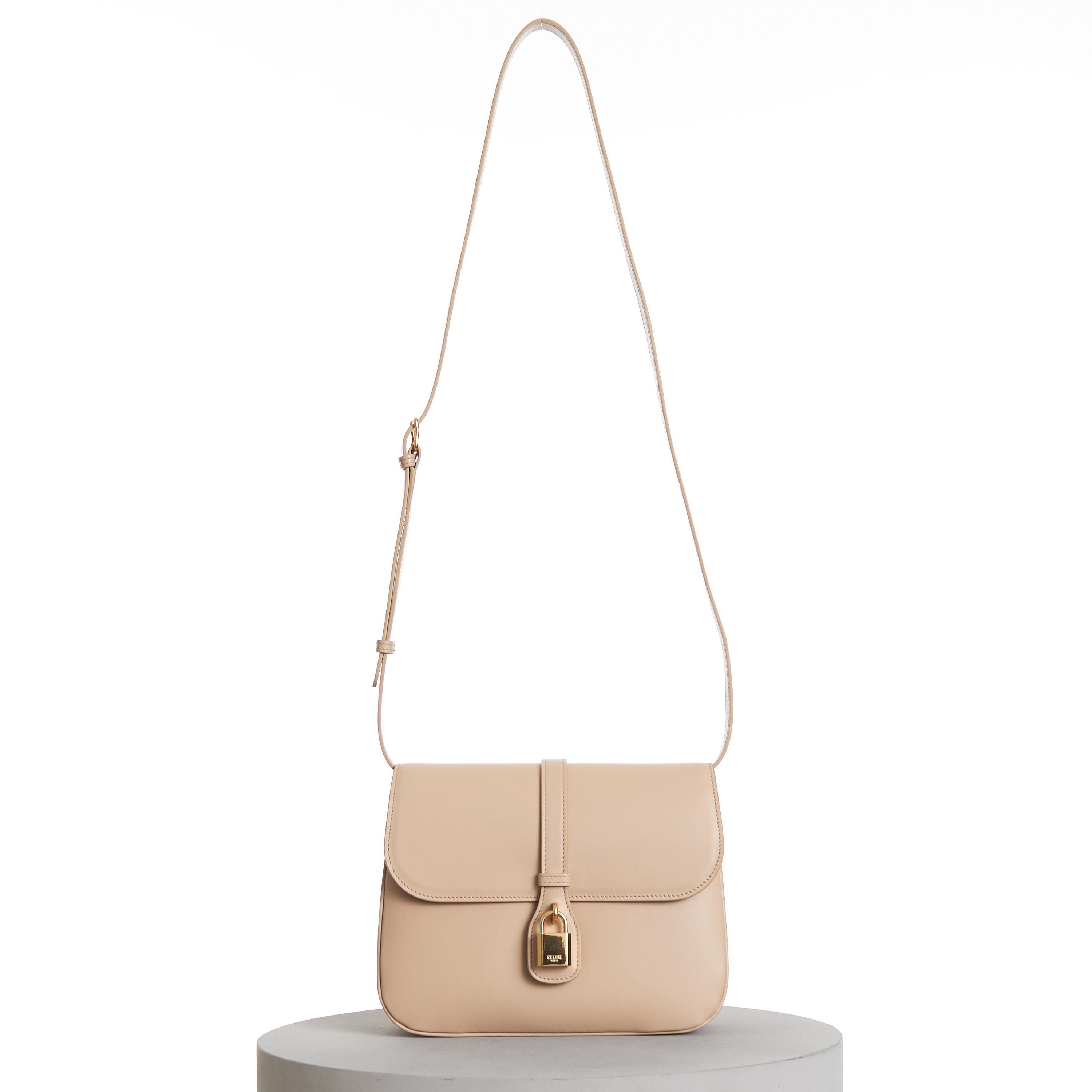 Celine Medium Tabou Bag In Nude Smooth Calfskin Size ONE SIZE - 1 Thumbnail