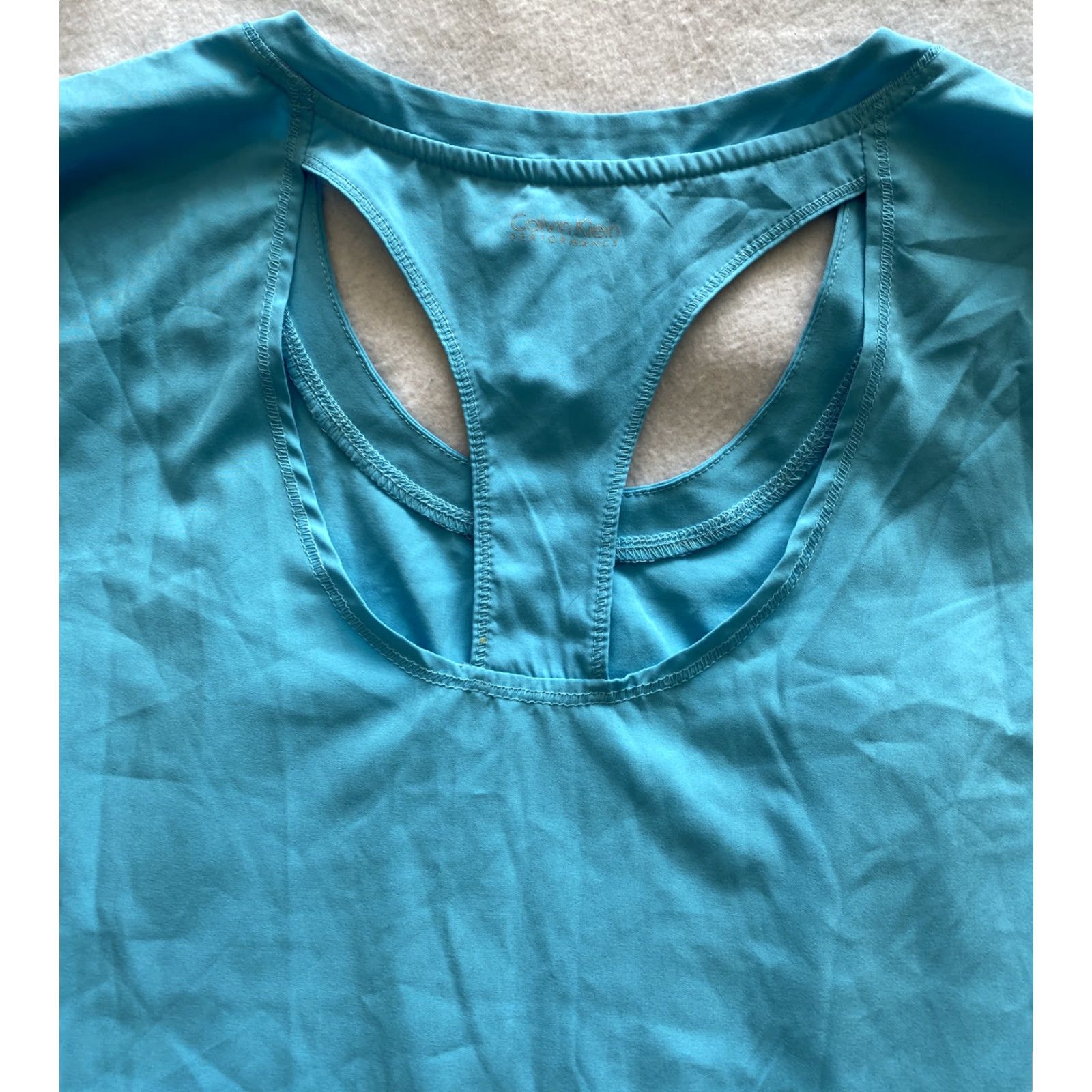 Calvin Klein Calvin Klein Tank Top Shirt Women’s M Turquoise RUNNING SPORT Tank Tshirt Activewear Shirt 18-43 Mens? Size M / US 6-8 / IT 42-44 - 8 Thumbnail