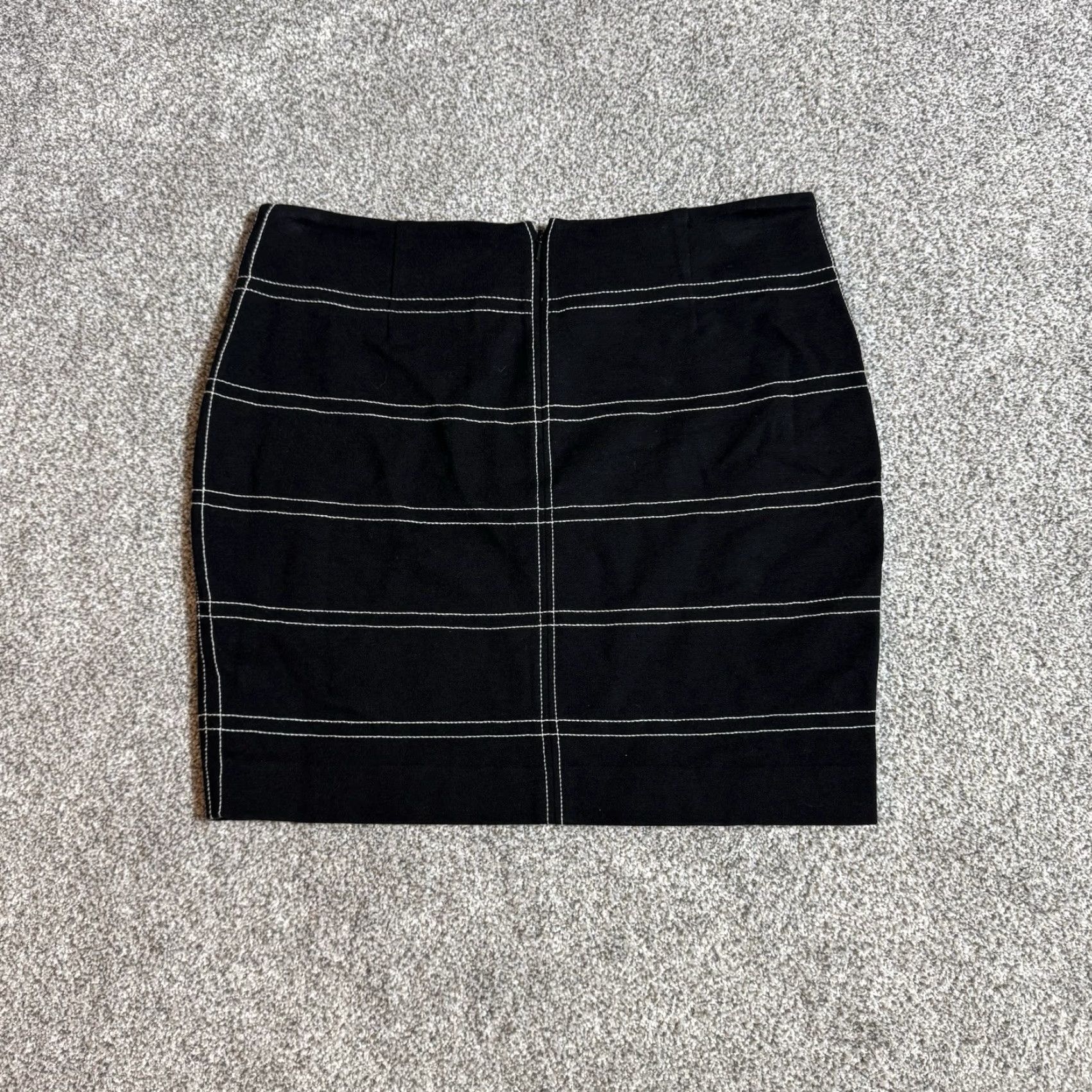 Express VINTAGE Express Pencil Skirt Size 4 Women Knee Length Striped Office Chic Preppy City 90s Mens? Size 27" / US 4 / IT 40 - 6 Thumbnail
