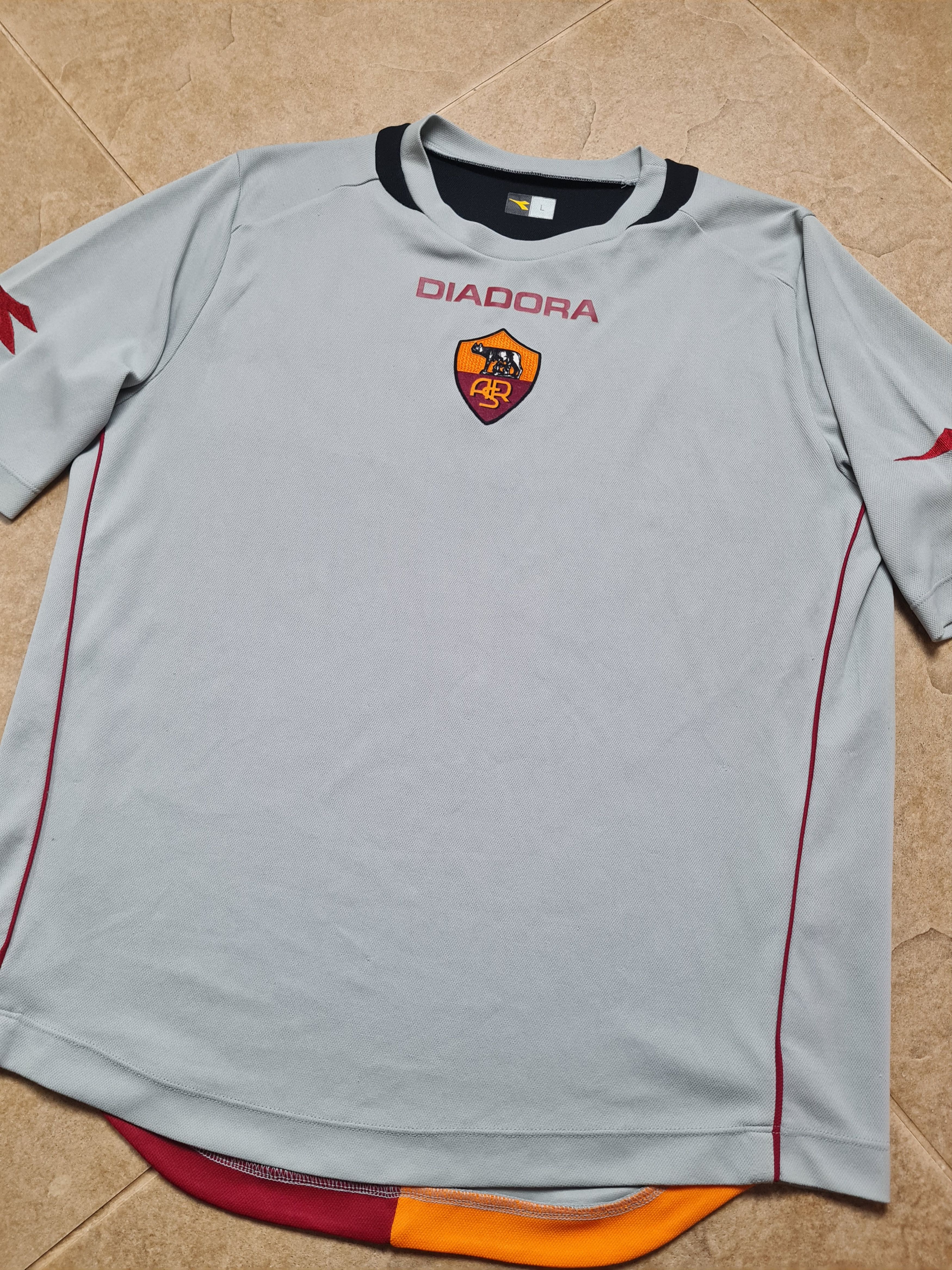 Diadora SOCCER SHIRT AS ROMA 2005/2006 FOOTBALL DIADORA JERSEY Size US L / EU 52-54 / 3 - 14 Thumbnail