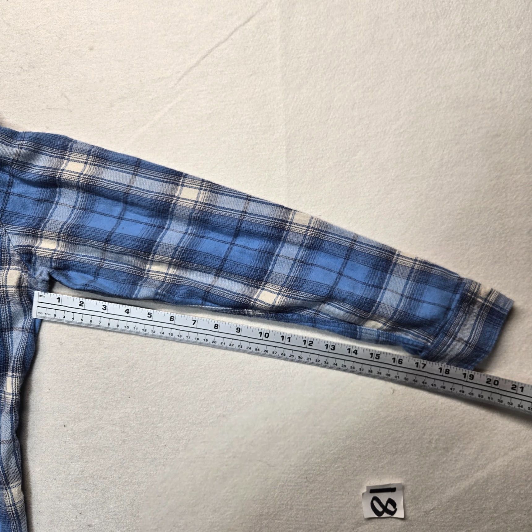 Aeropostale Aeropostale Blue Plaid Flannel Button-Up Shirt Women's Adult M Casual Long Sleeve Size M / US 6-8 / IT 42-44 - 4 Thumbnail