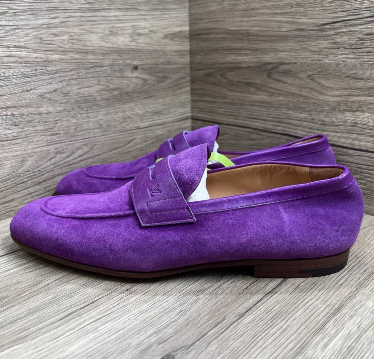 Louis Vuitton Louis Vuitton Glove Purple Loafers J41 Size US 8 / EU 41 - 1 Thumbnail
