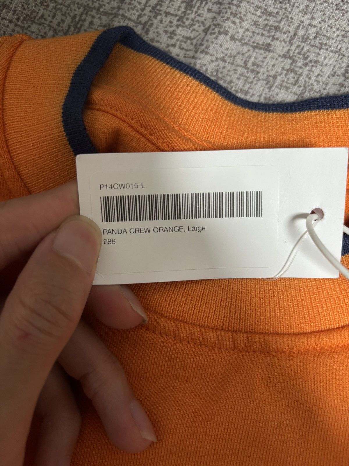 Palace Palace Panda Crew Orange Size US L / EU 52-54 / 3 - 4 Thumbnail