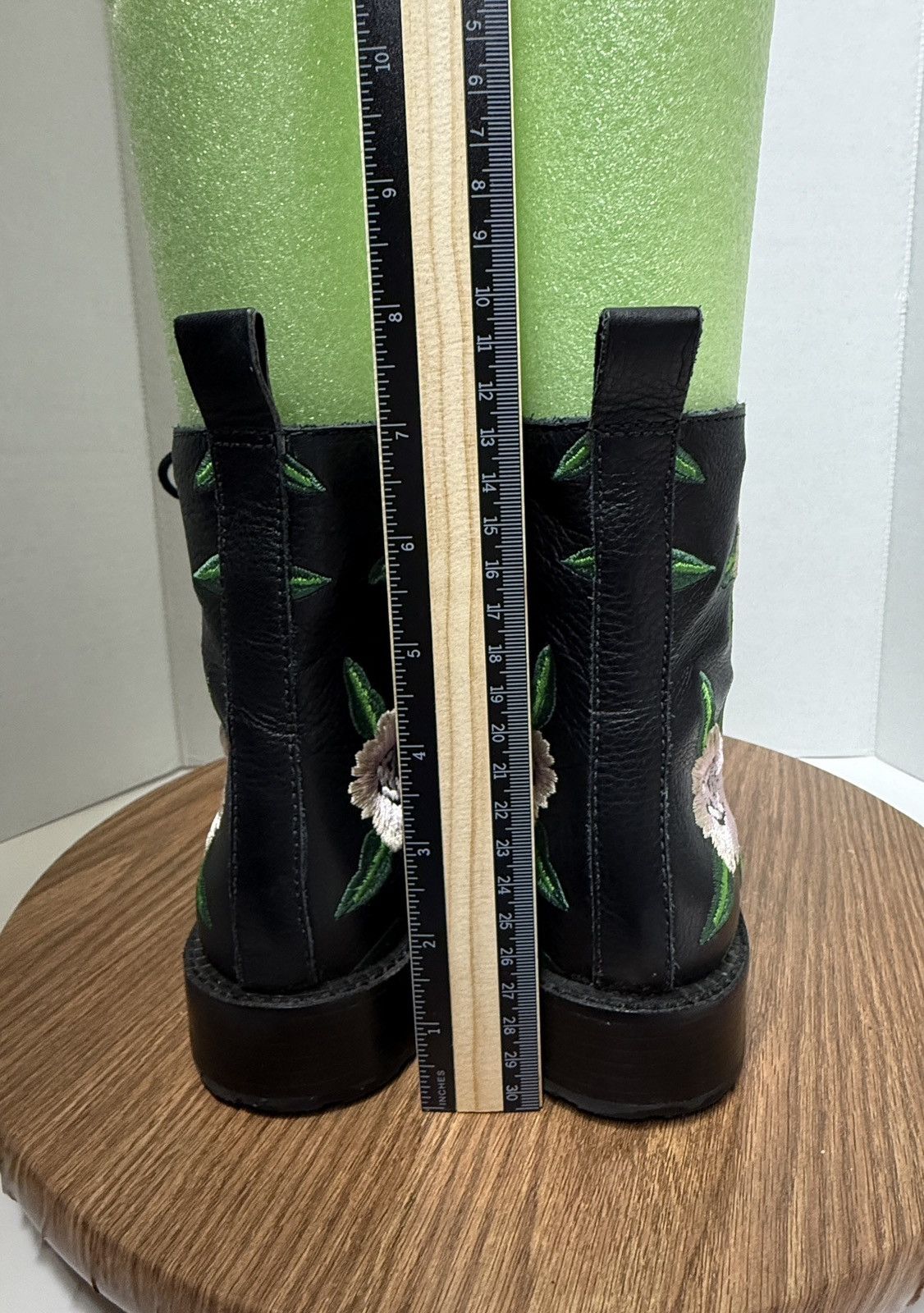 Rebecca Minkoff Rebecca Minkoff Gerry Floral Embroid Black Leather Boots Size US 9 / IT 39 - 4 Thumbnail