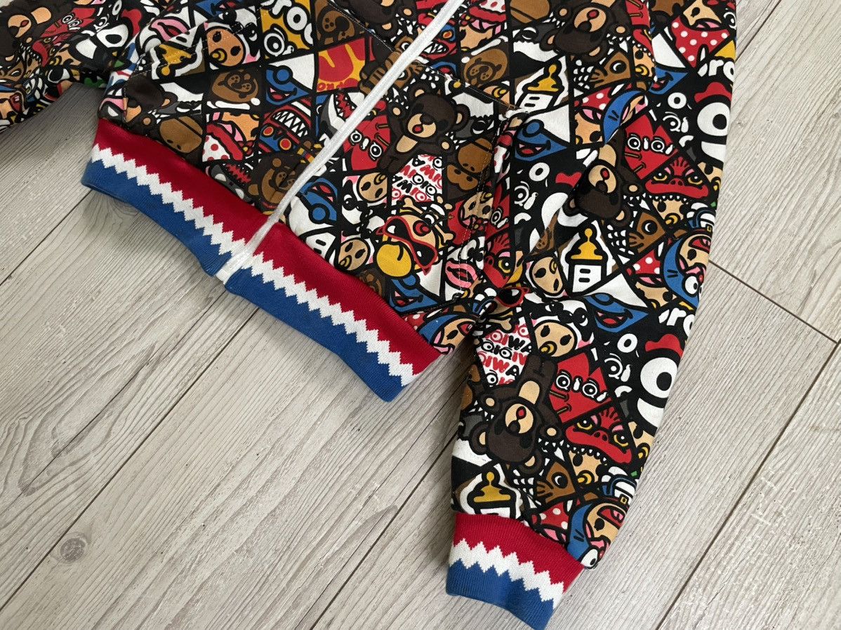 Japanese Brand × Vintage Y2K Hoodie Full Zip Bape Baby Milo Style Size US S / EU 44-46 / 1 - 8 Thumbnail