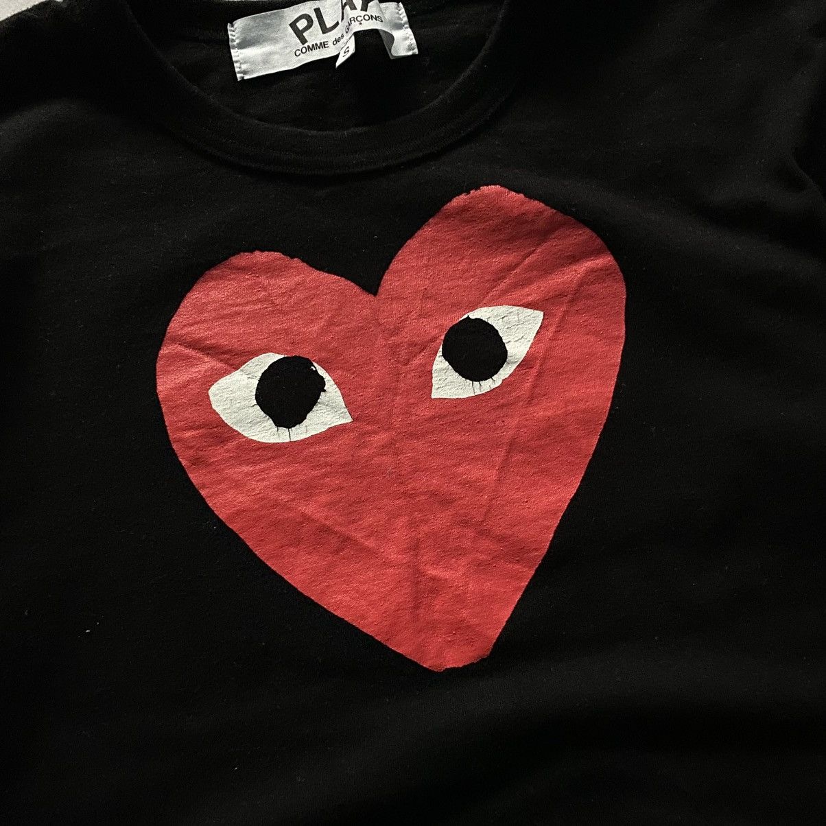 Comme des Garcons Comme Des Garcons Play Heart Big Logo T-Shirt Japan Y2K Size US S / EU 44-46 / 1 - 2 Thumbnail