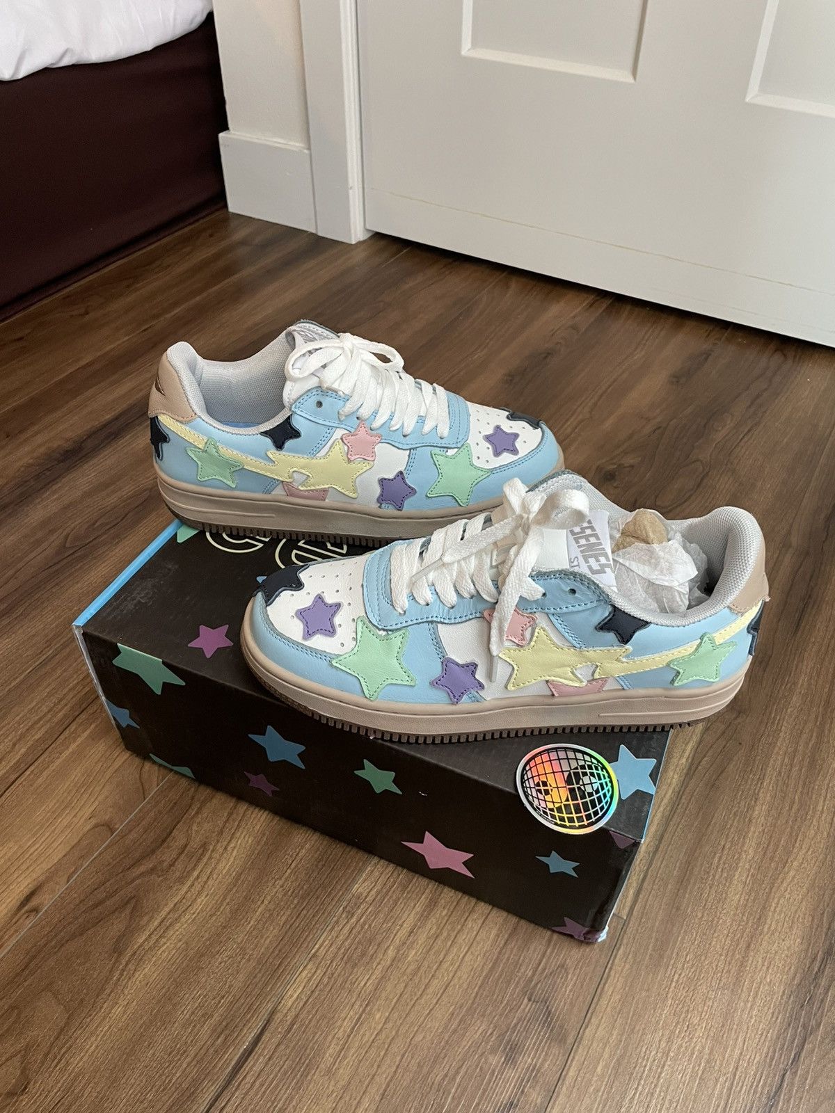 ESENES WORLDWIDE STA Low “Disco Stars” – Pastel Multi