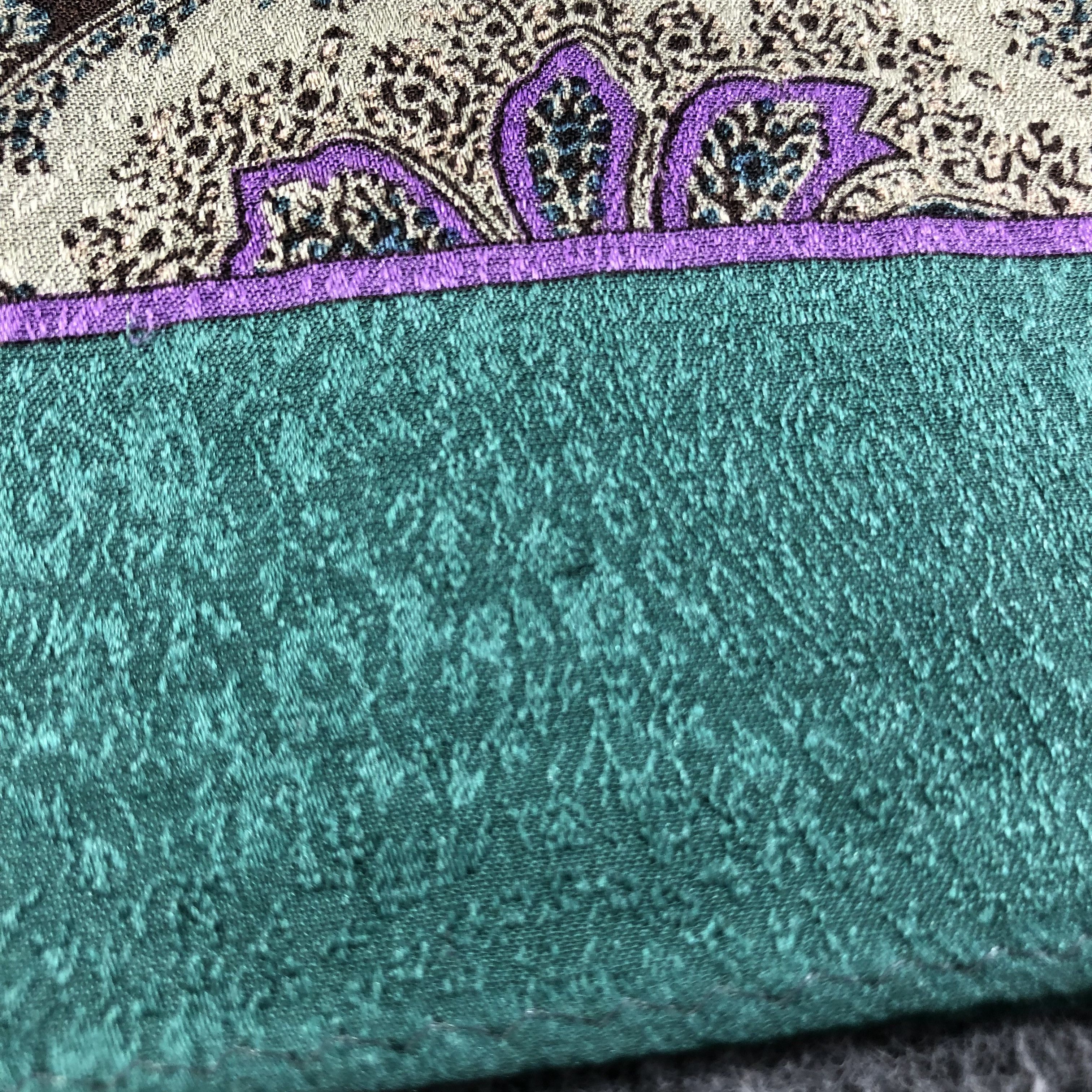 Hardy Amies Vintage Hardy Amies Paisley Silk Scarf M713 Size ONE SIZE - 5 Thumbnail