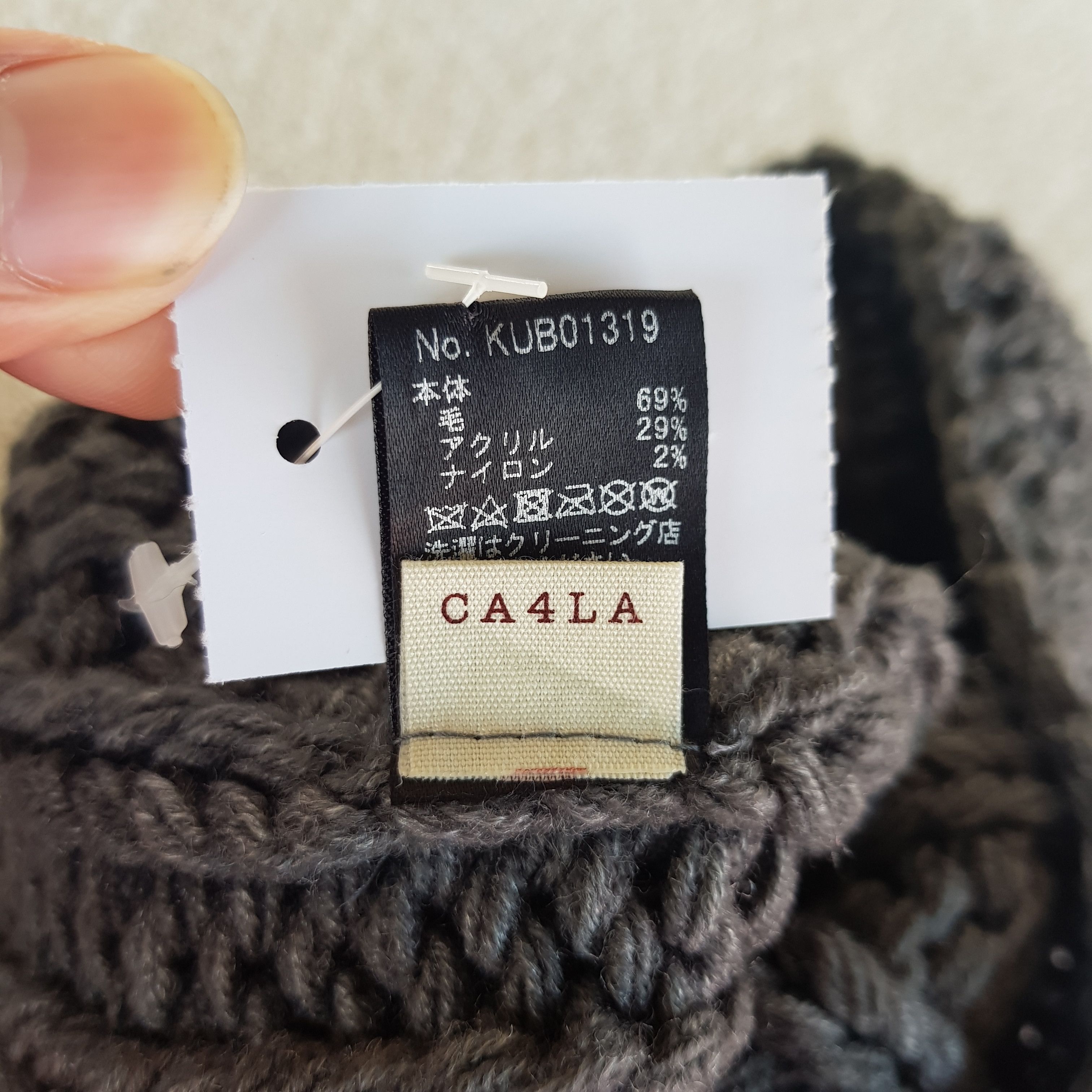 CA4LA Vintage CA4LA Beanie Crochet Ribbed Knit Snow Caps Hats. Size ONE SIZE - 8 Thumbnail