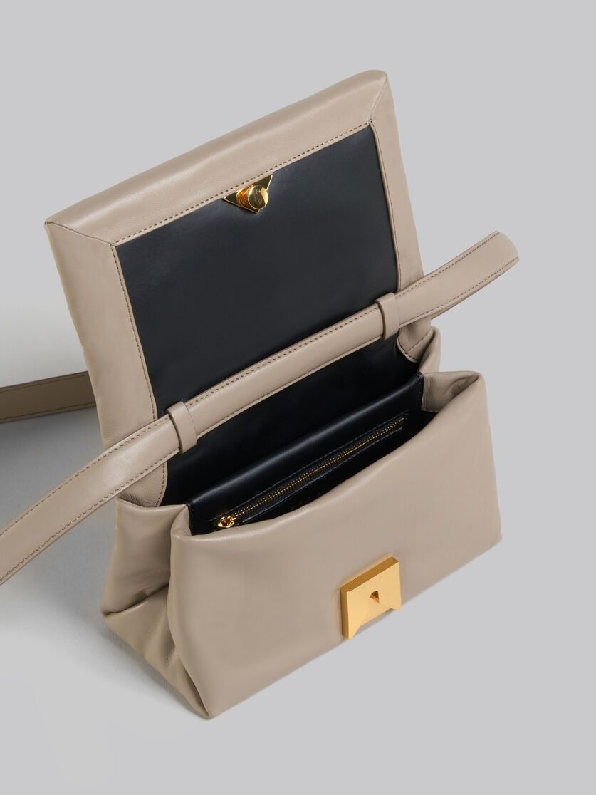 Marni oc11z0525 Size: OS/Calfskin Prisma Bag in Beige Size ONE SIZE - 5 Thumbnail