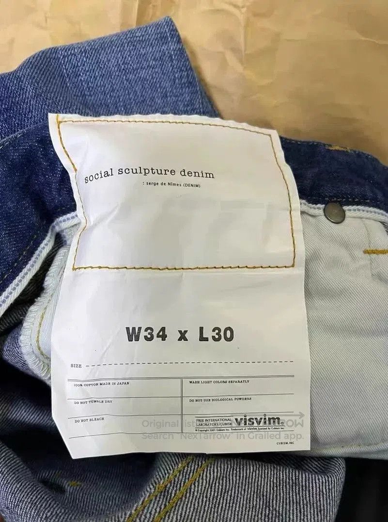 Visvim VISVIM Blue Distressed Denim Jeans W34L30. Size US 34 / EU 50 - 8 Thumbnail