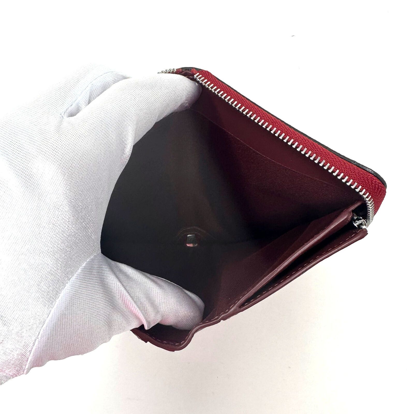 Coach Coach Medium Id Zip Wallet Signature Canvas Strawberry CH529 Size ONE SIZE - 5 Thumbnail