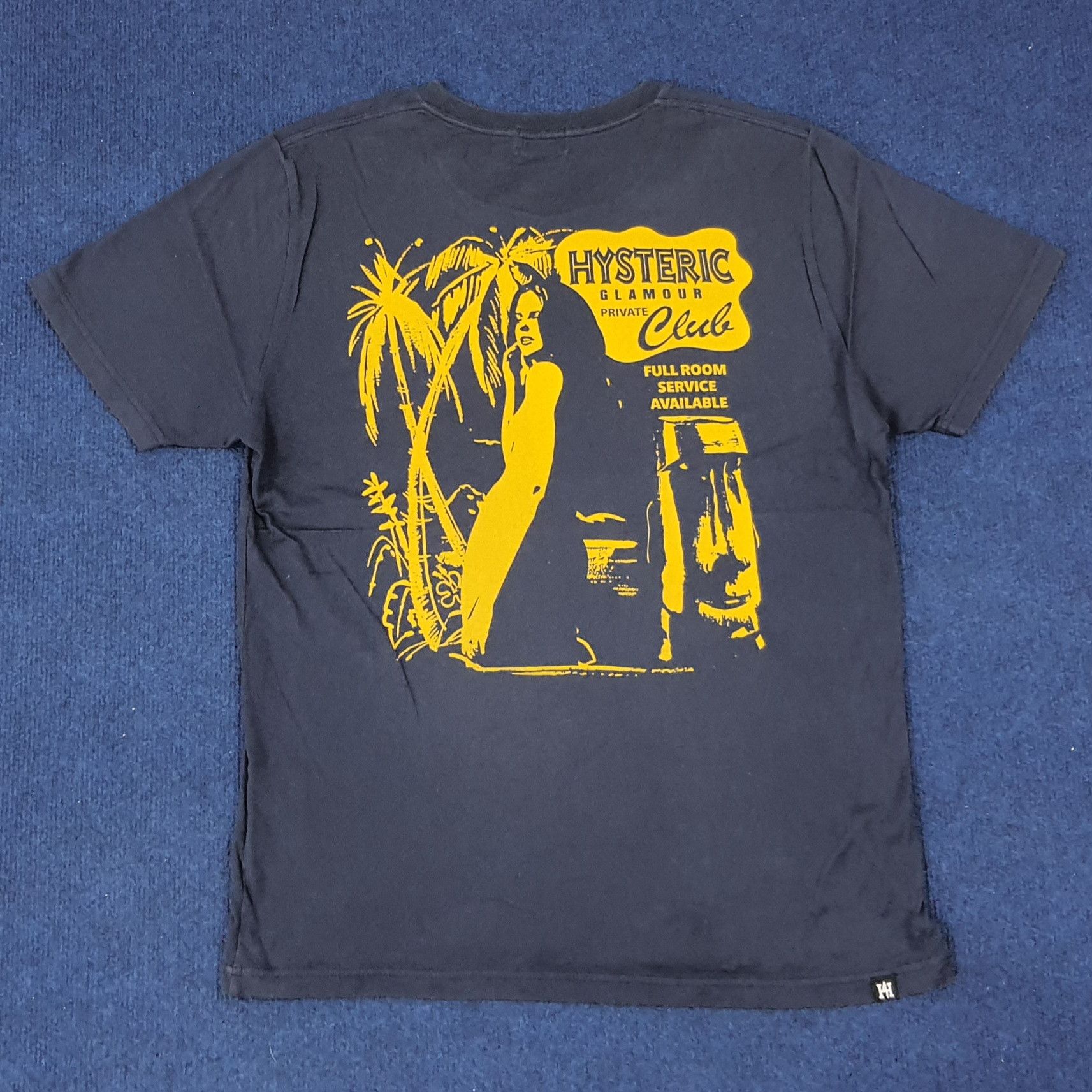 Hysteric Glamour × Japanese Brand × Vintage Vintage Hysteric Glamour Private Club Japanese Brand Tshirt Size US S / EU 44-46 / 1 - 1 Thumbnail