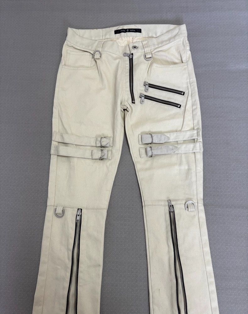 Yohji Yamamoto Vintage Punk Style Zip Pants with Straps-2506 Size 28" / US 6 / IT 42 - 7 Thumbnail