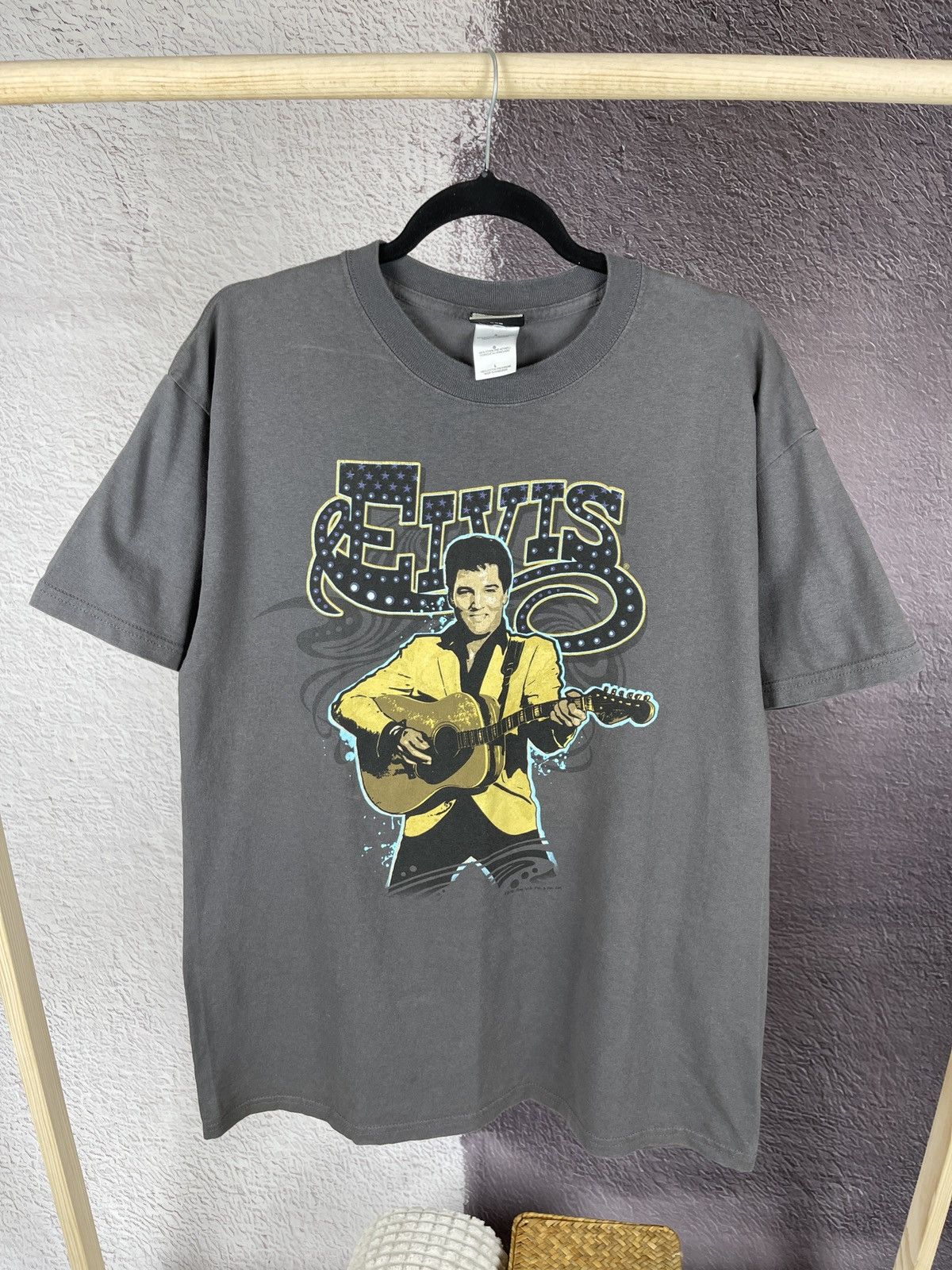 Band Tees Elvis Presley Liquid Blue Vintage y2k big logo tee shirt Size US L / EU 52-54 / 3 - 2 Thumbnail