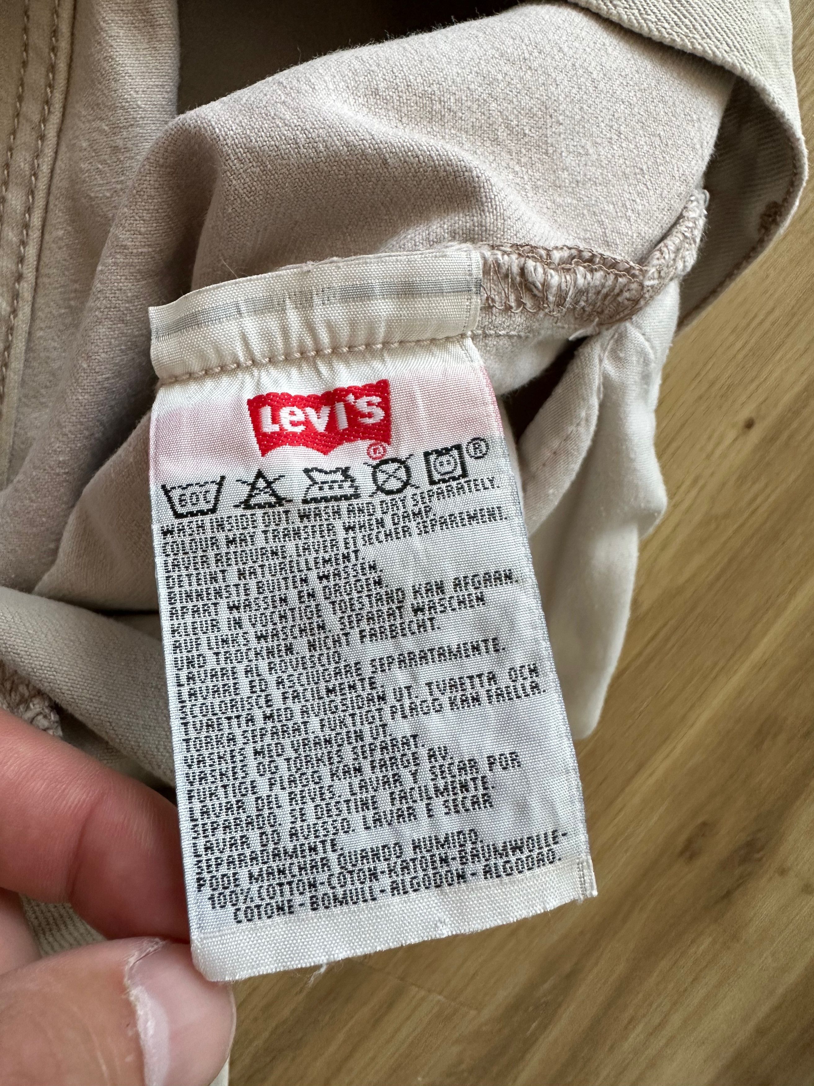Levi's 90's Levi's 501 Red Rab vintage denim ivory jeans pants Size US 31 - 14 Thumbnail
